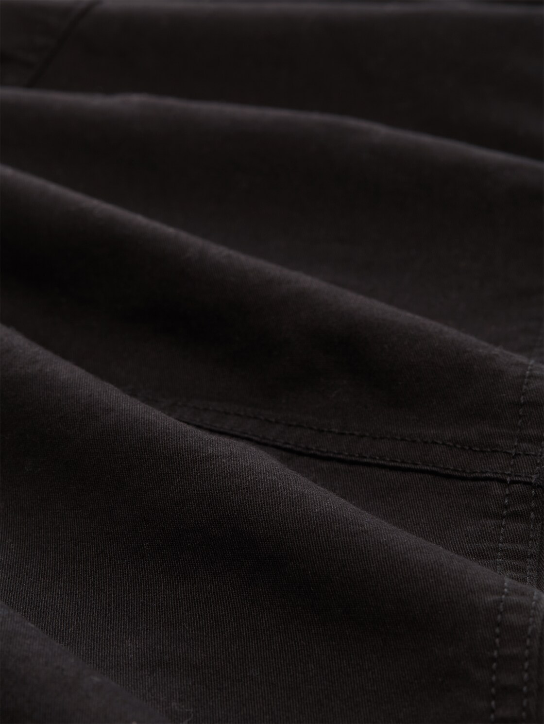 Regular Tapered Cargo Hose - Black - Material-Ansicht