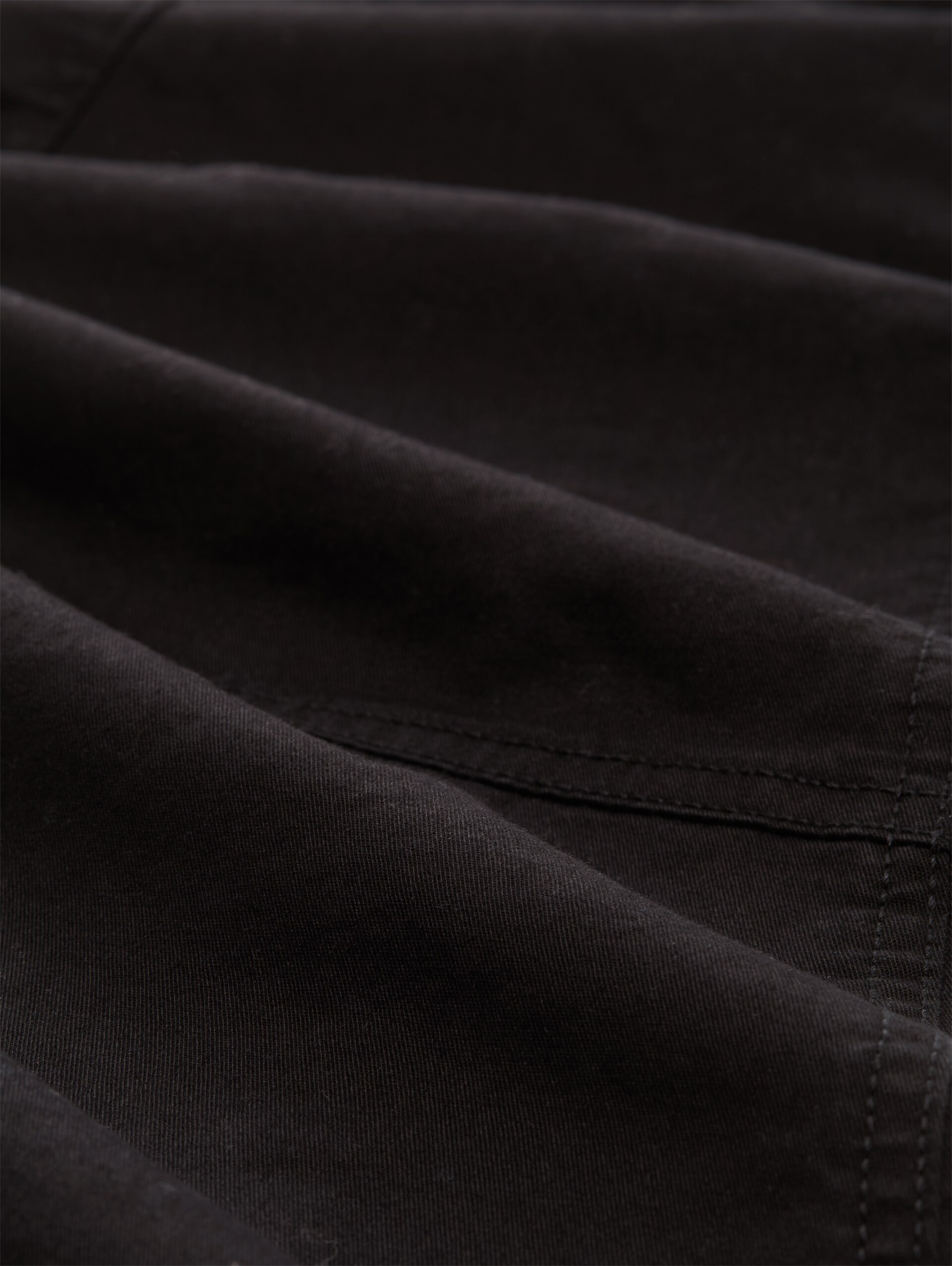 Regular Tapered Cargo Hose - Black - Material-Ansicht
