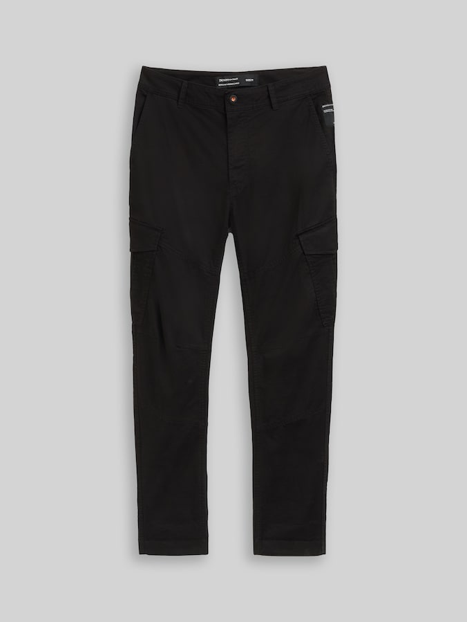 Regular Tapered Cargo Hose von Denim Male, Black