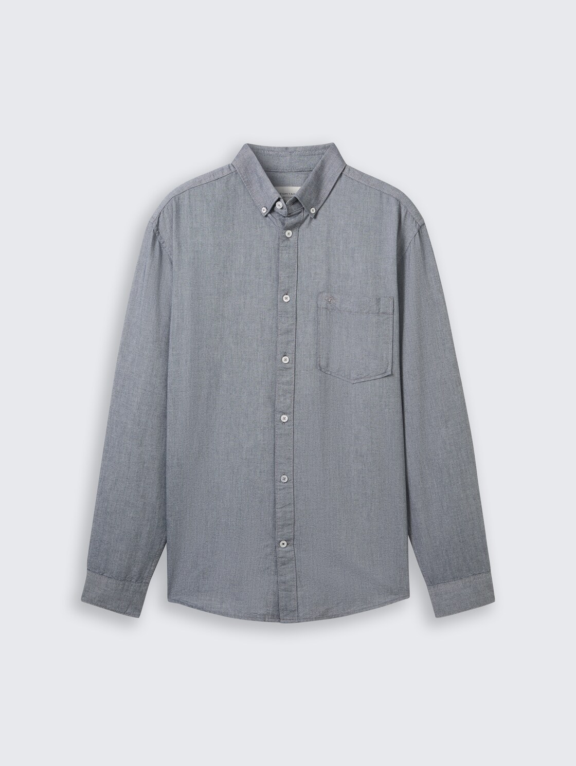 Regular Fit Hemd mit Brusttasche - navy chambray - Vorder-Produkt-Ansicht