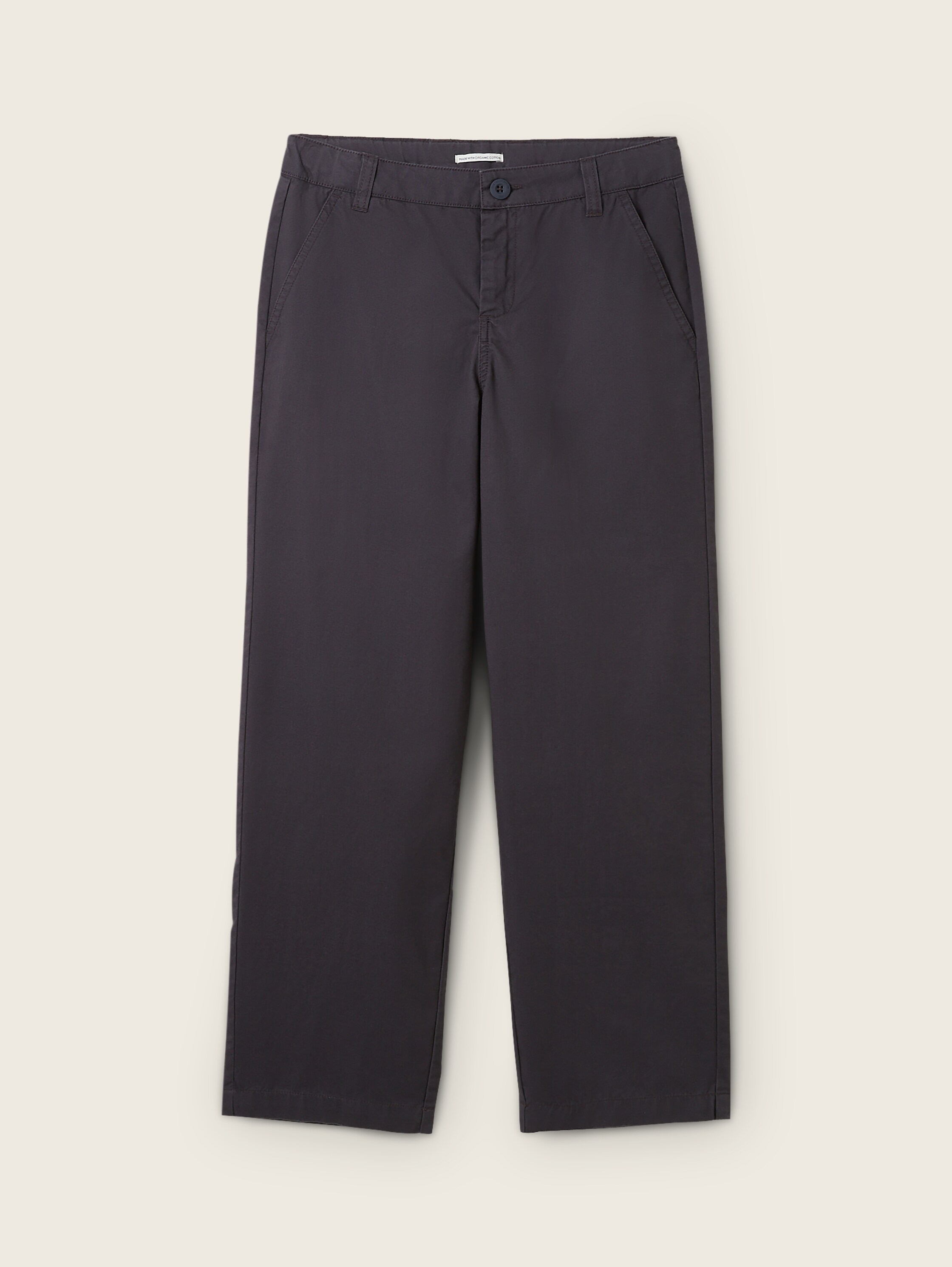 Chino Hose mit Bio-Baumwolle - coal_grey_1 - 