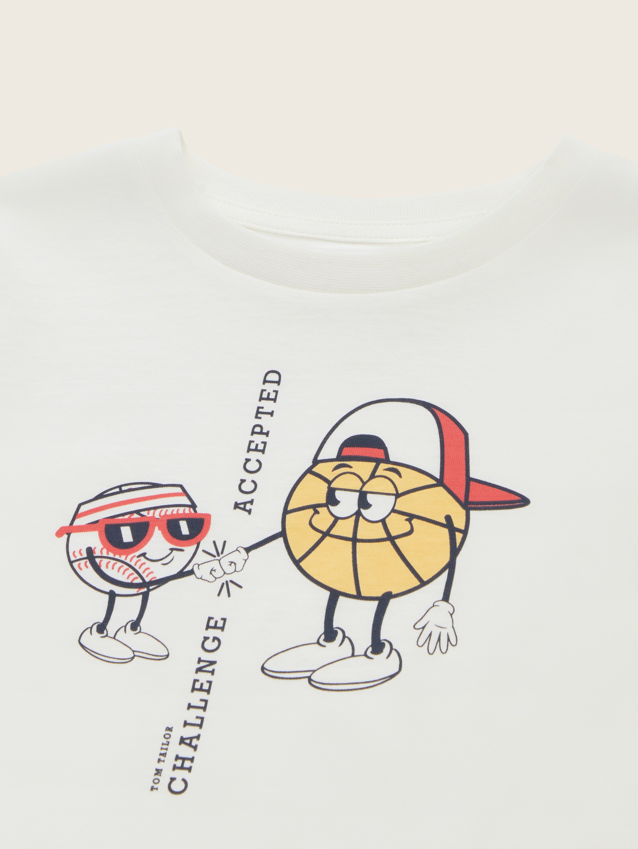 T-shirt met lange mouwen en bedrukt motief - 3