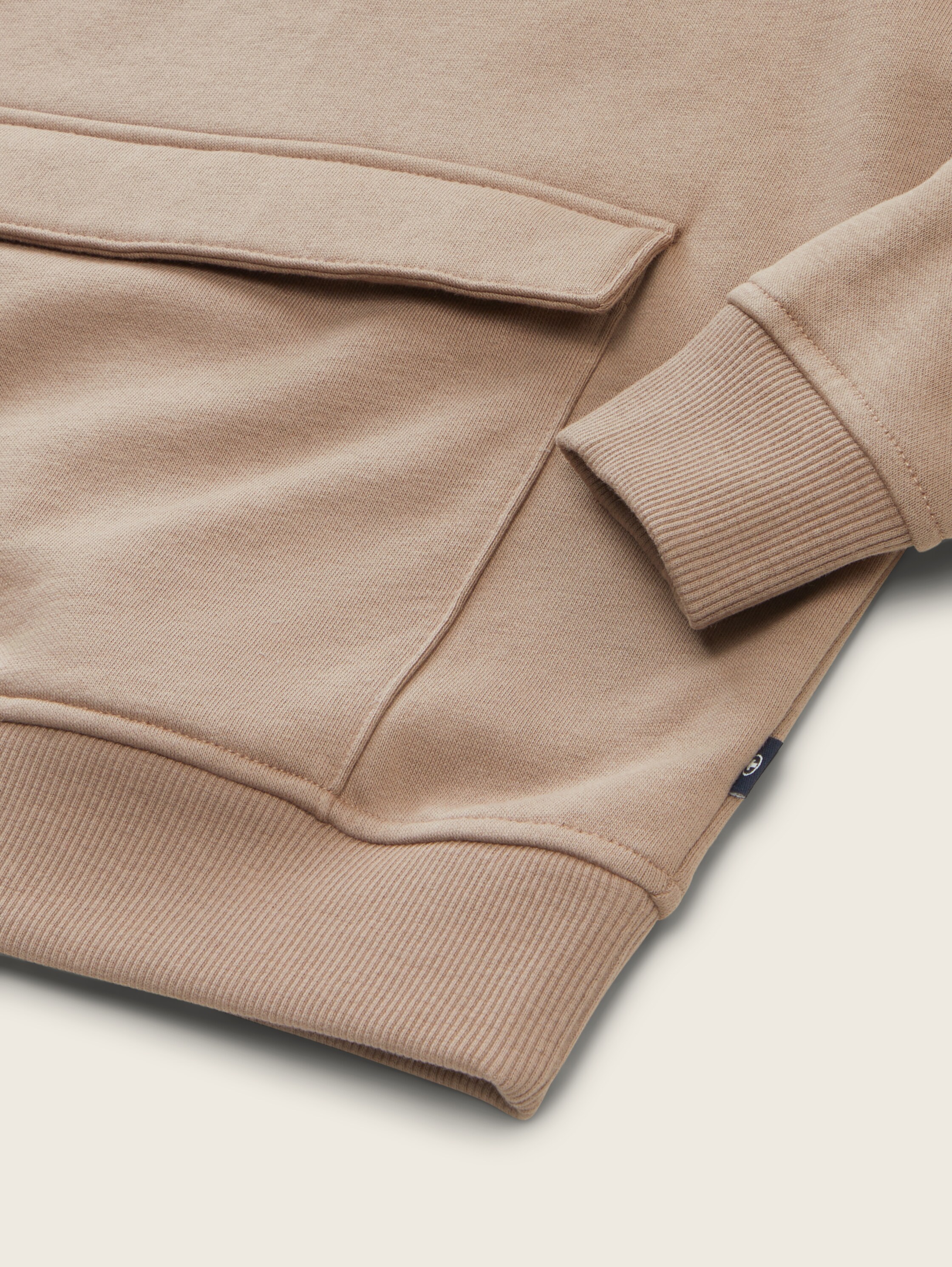 Oversized Hoodie Sweatshirt mit Rückprint - mellow_brown - 