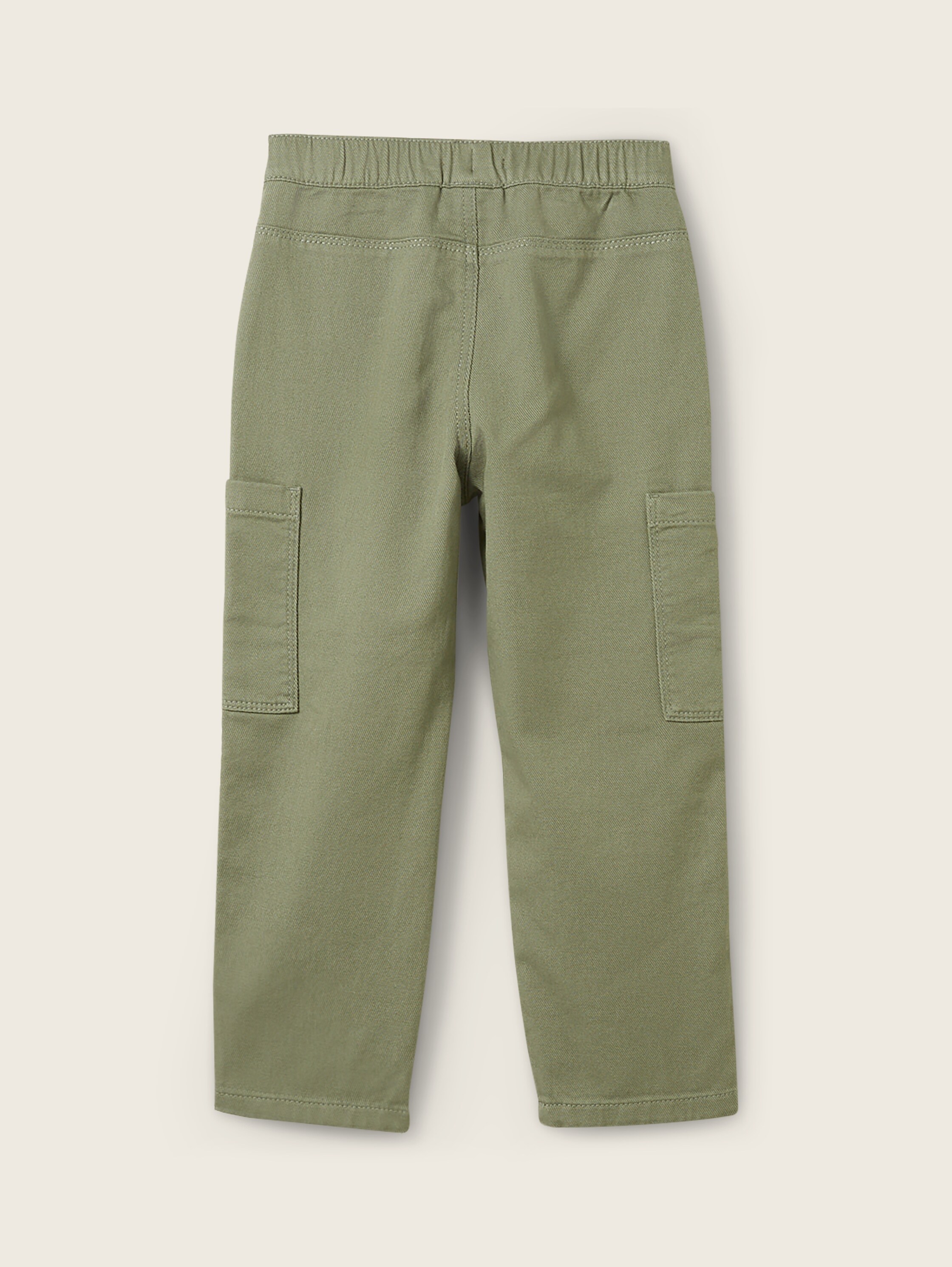 Pantalon cargo ample comportant du coton recyclé - pale_green - 