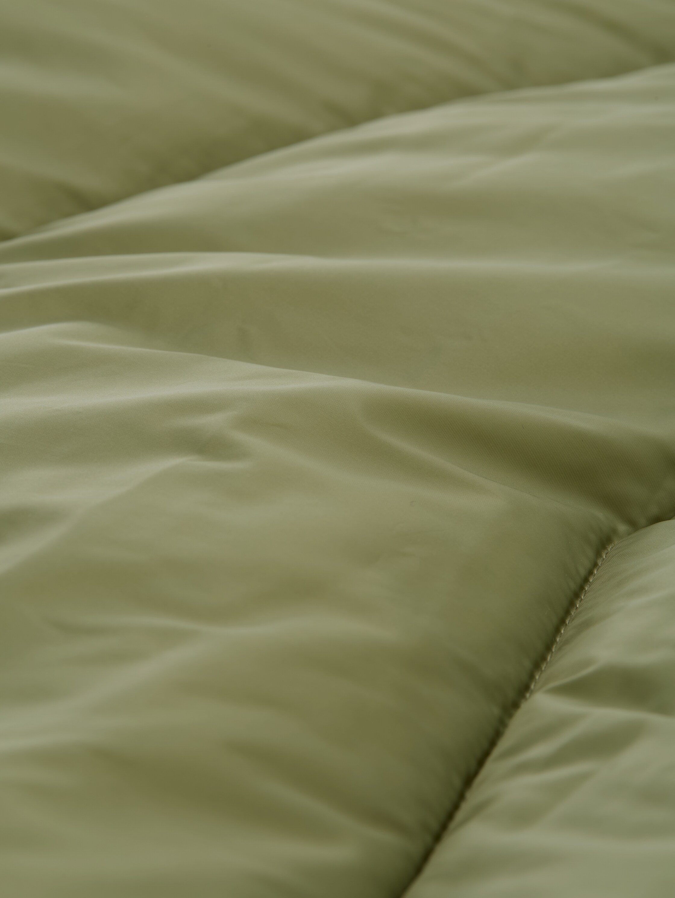 Puffermantel mit abnehmbarer Kapuze - greyish_green - 