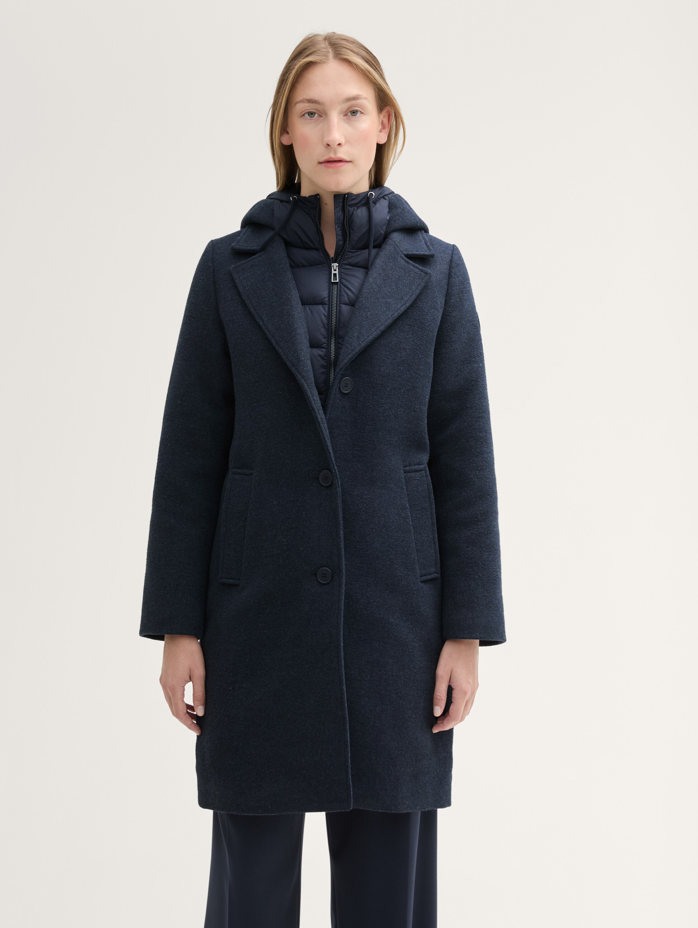 2-in-1 Look Wintermantel - 2
