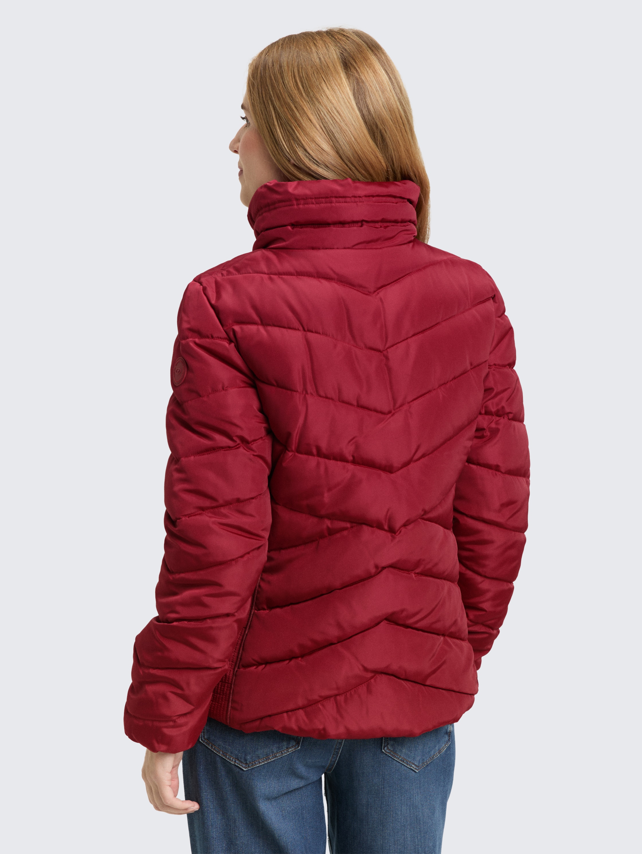 Wasserabweisende Pufferjacke - deep_red - 