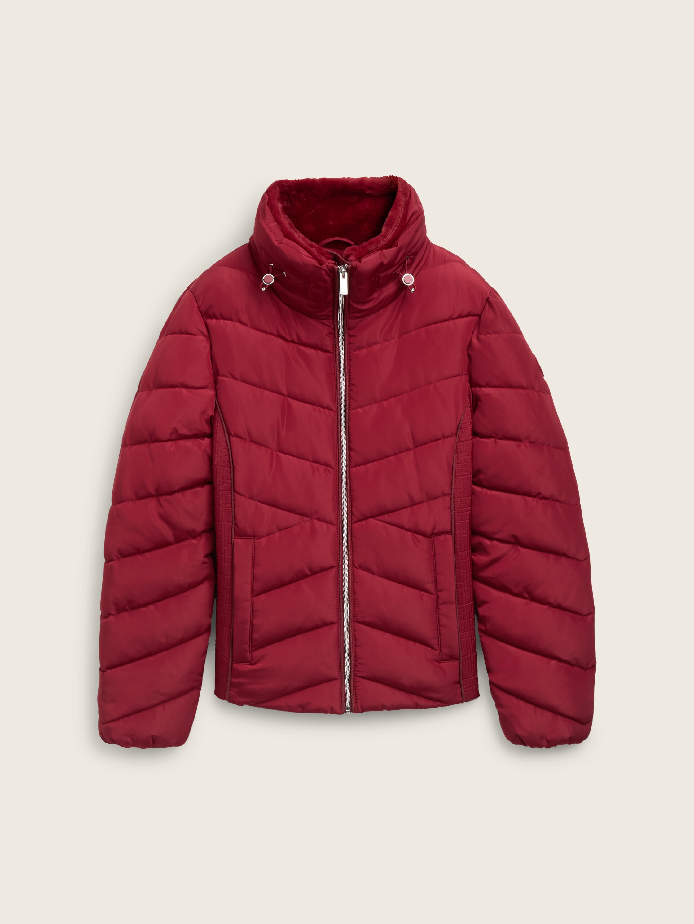 Wasserabweisende Pufferjacke - deep_red - 