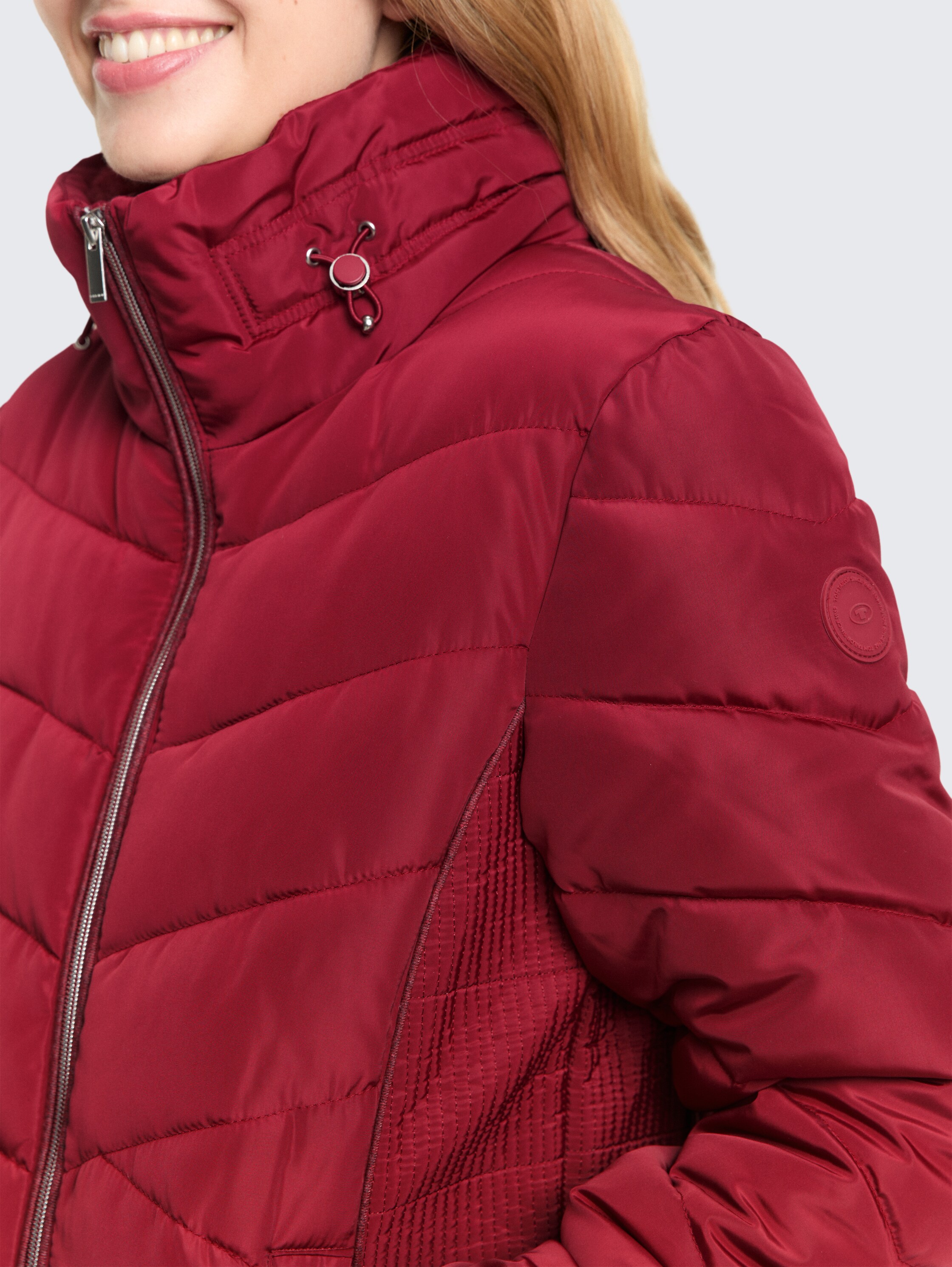 Wasserabweisende Pufferjacke - deep_red - 