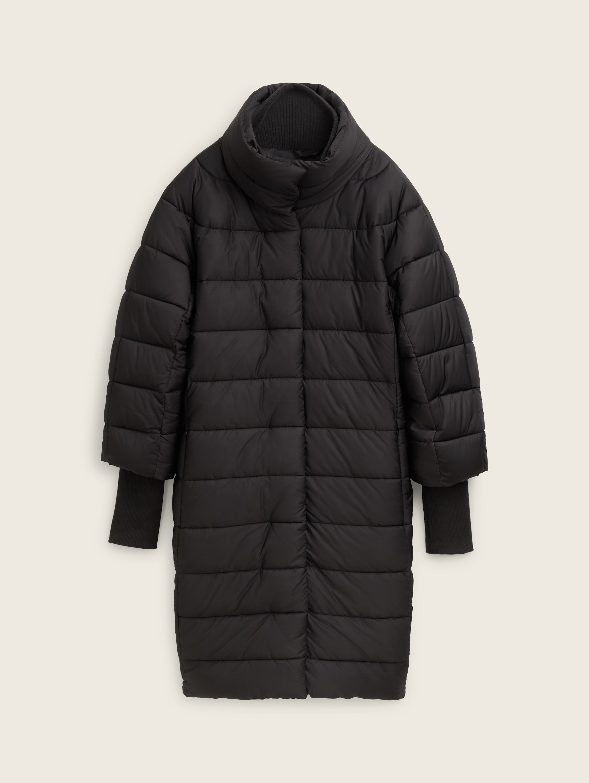 Puffermantel mit Stehkragen - deep_black_1 - 