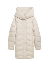 Selected, Puffer coat with a hood by Tom Tailor, white