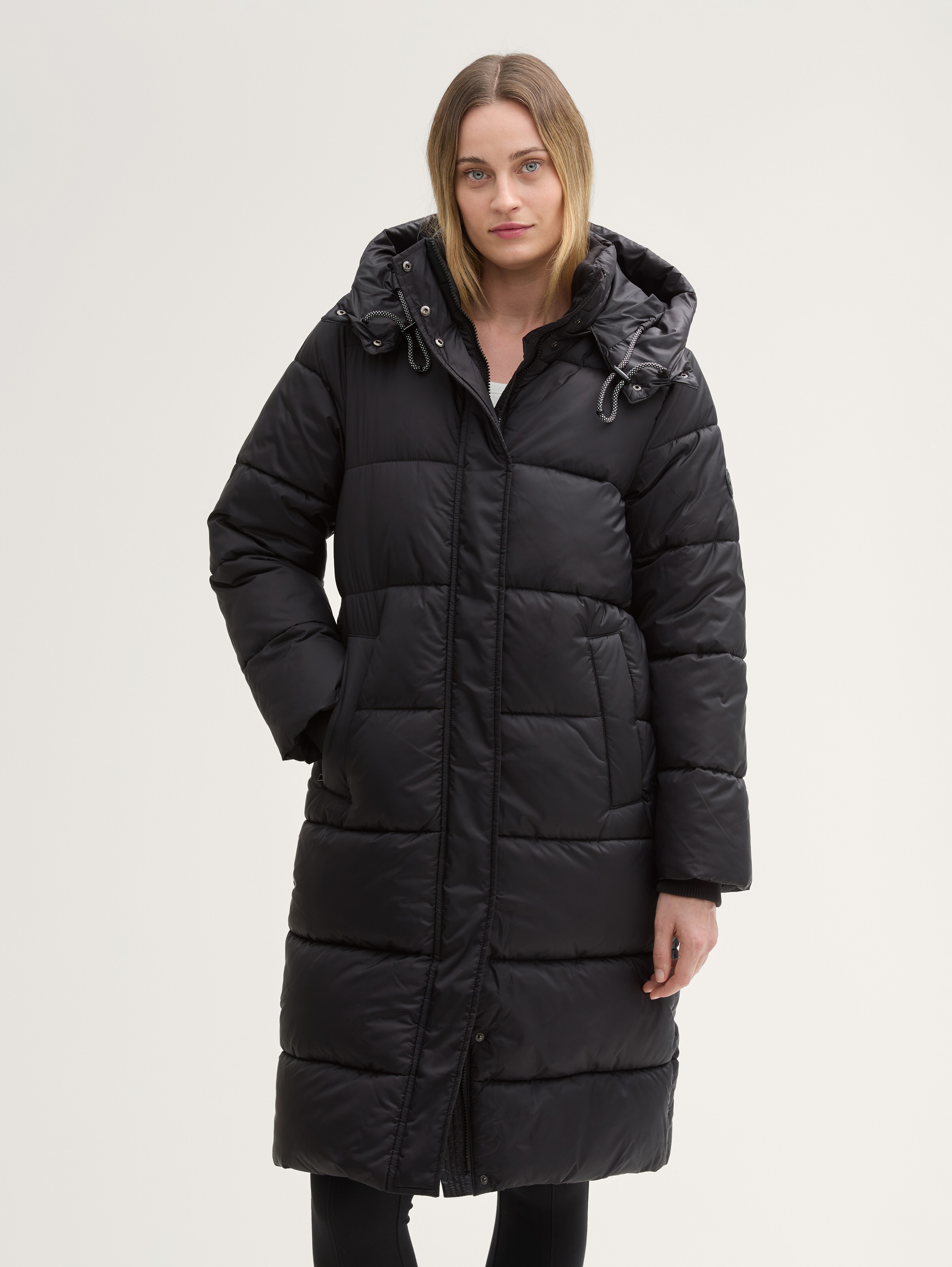 Hybrid coat with a hood by Tom Tailor