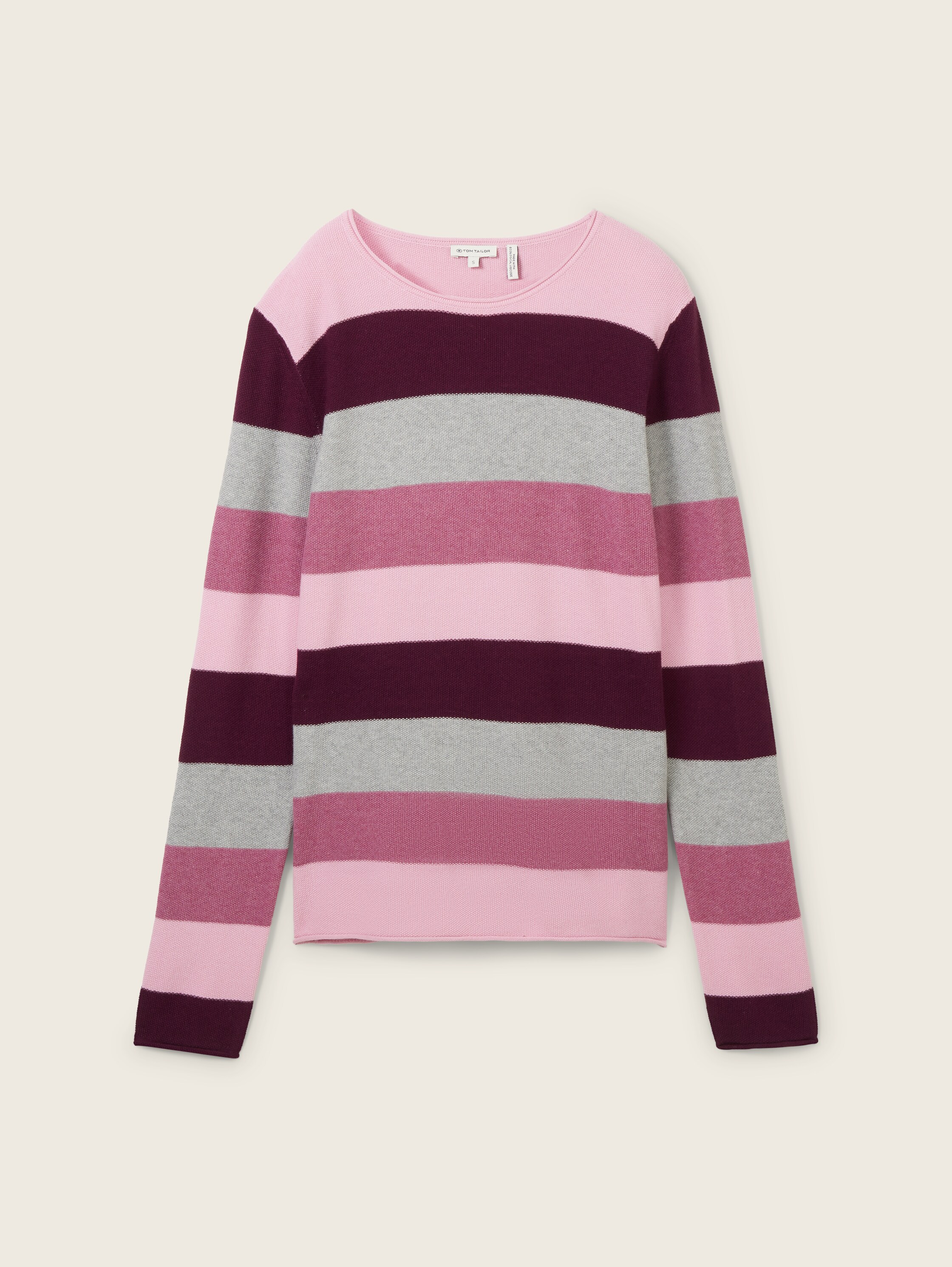 Strickpullover mit Rundhalsausschnitt - 4