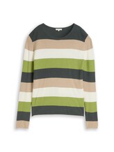 Ausgewählt, Strickpullover mit Rundhalsausschnitt von Tom Tailor, grün