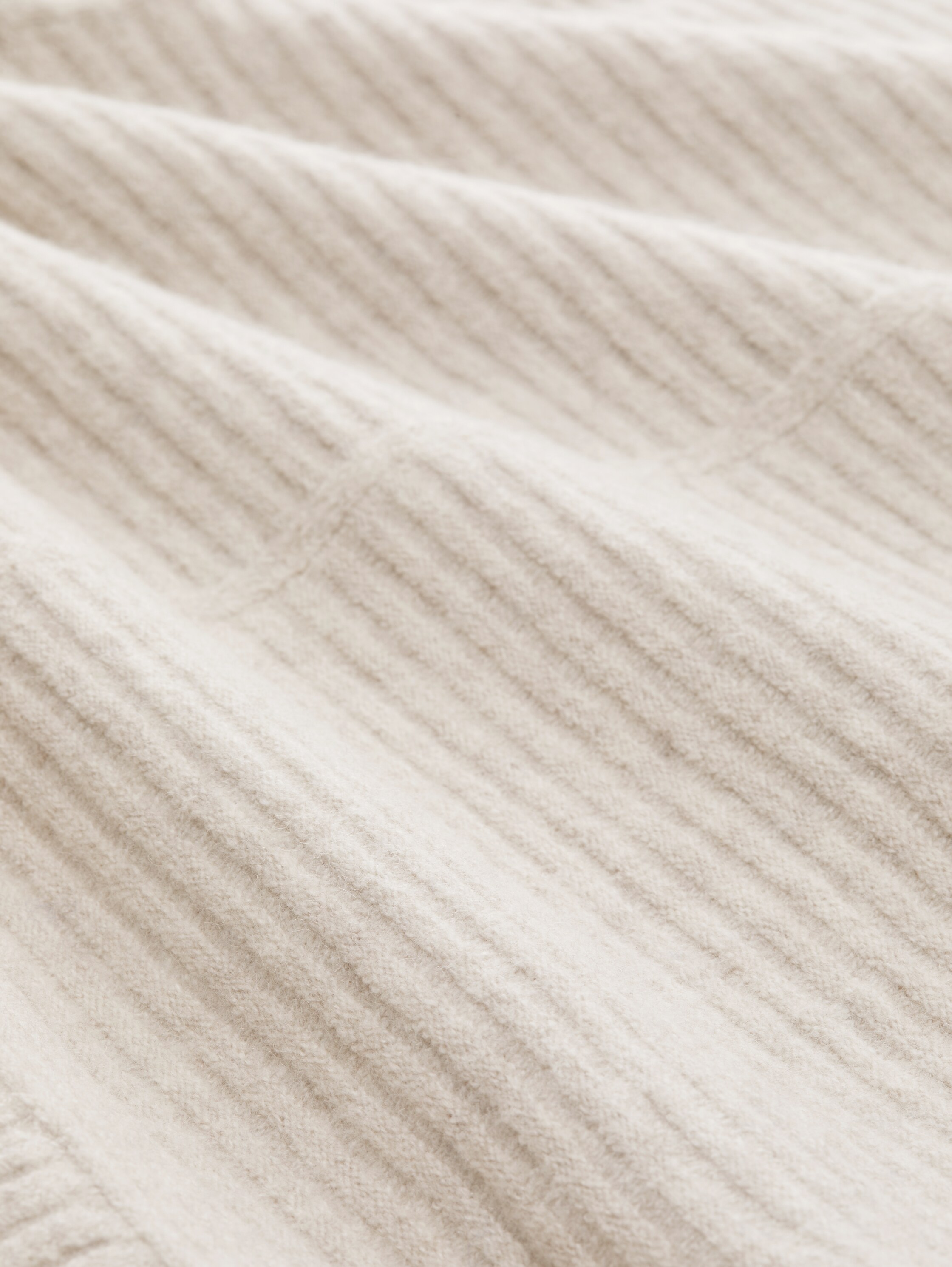 Strickpullover mit Stehkragen - dusty_beige_melange - 