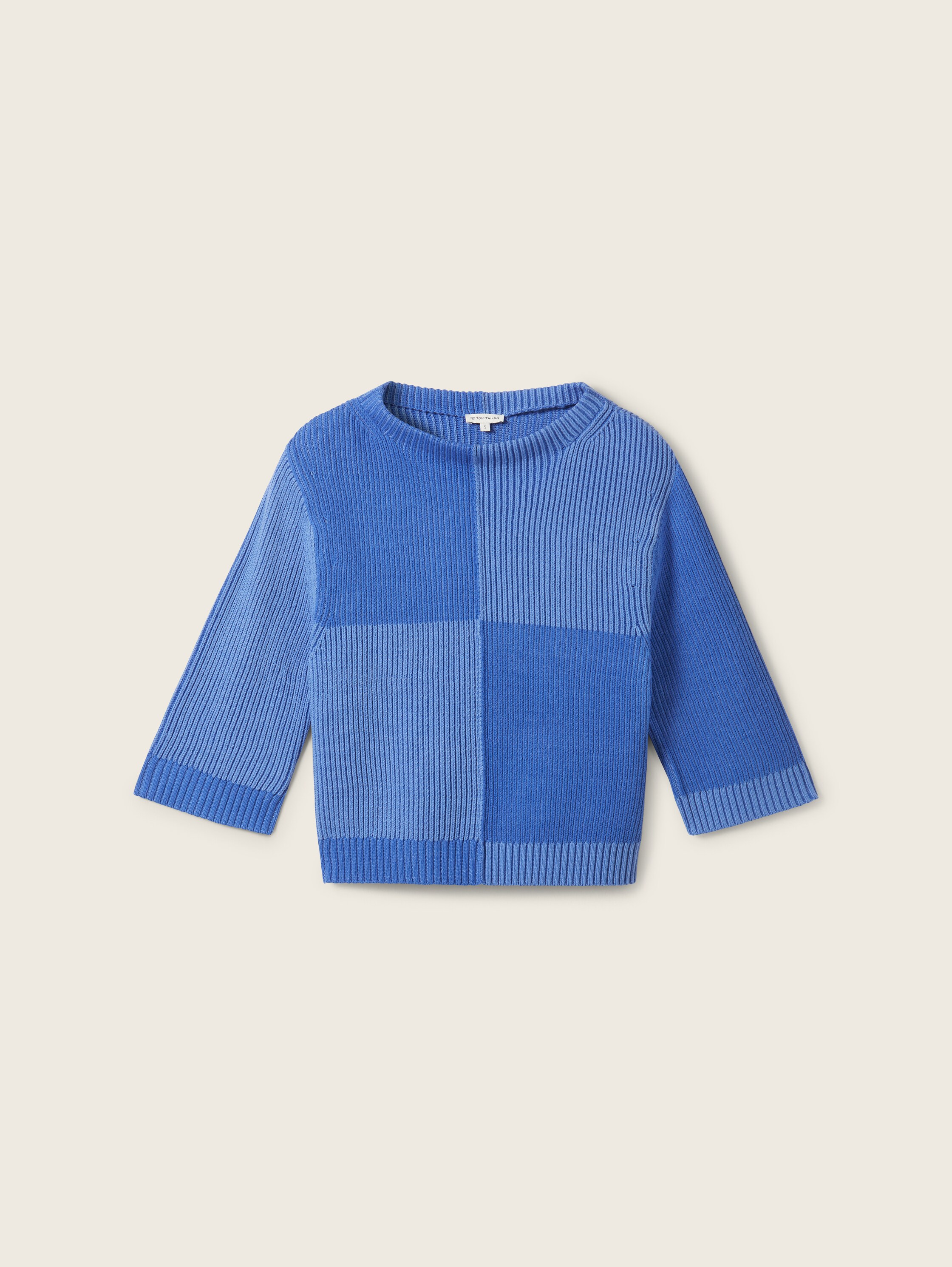 Gestrickter Pullover mit 3/4 Arm - 5