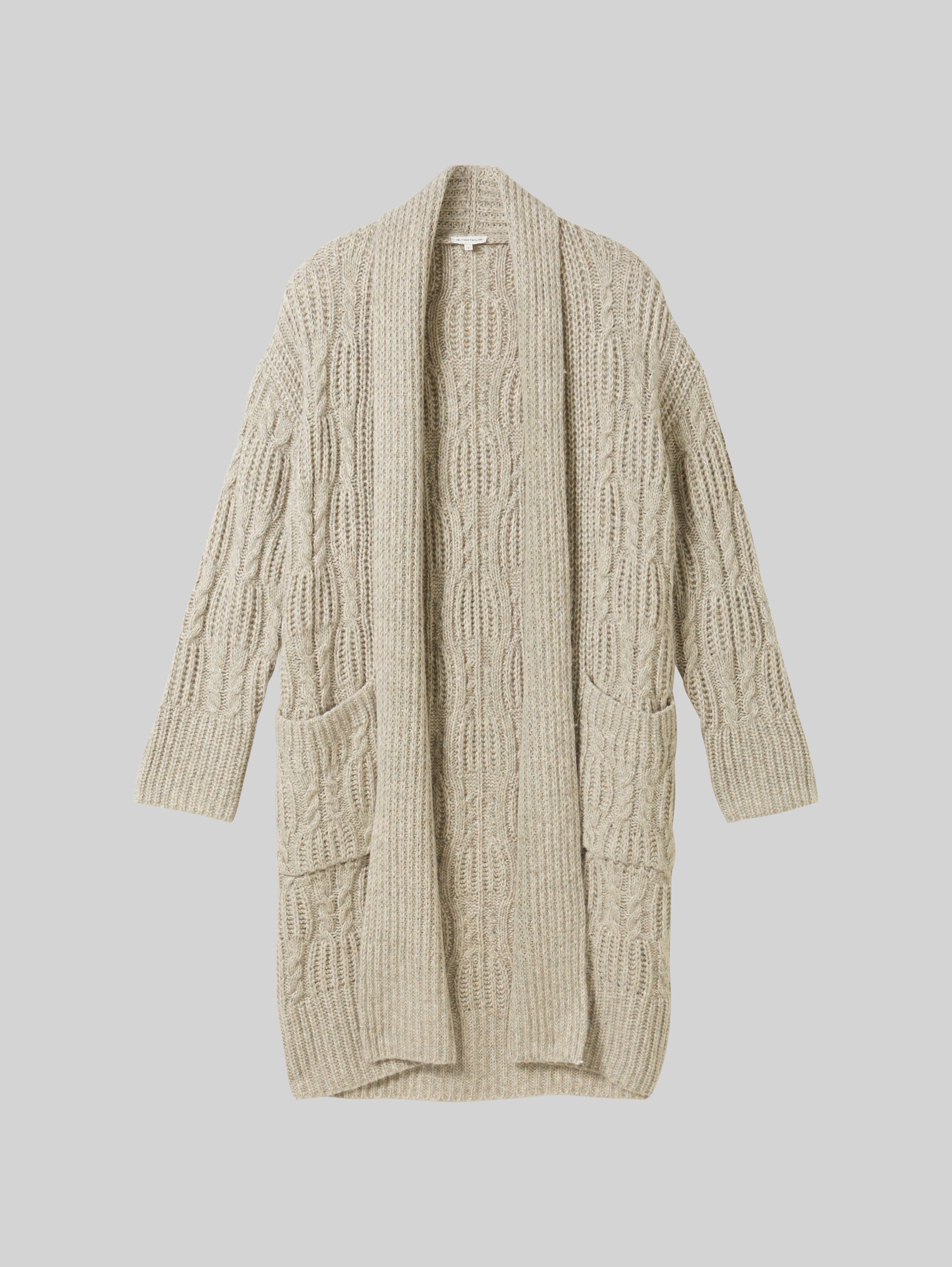 Long cardigan with recycled wool by Tom Tailor