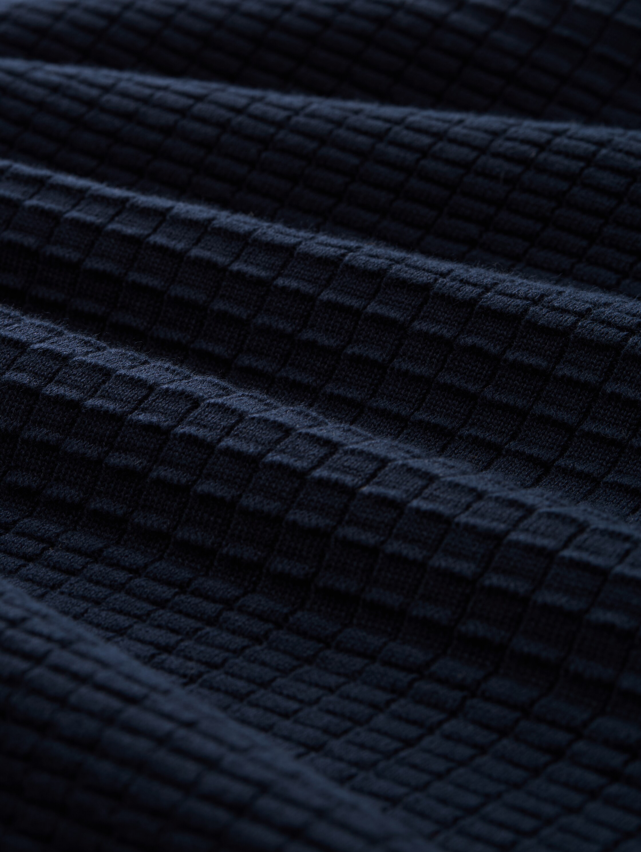 Regular fit gebreide trui van katoen - sky_captain_blue_1 - 