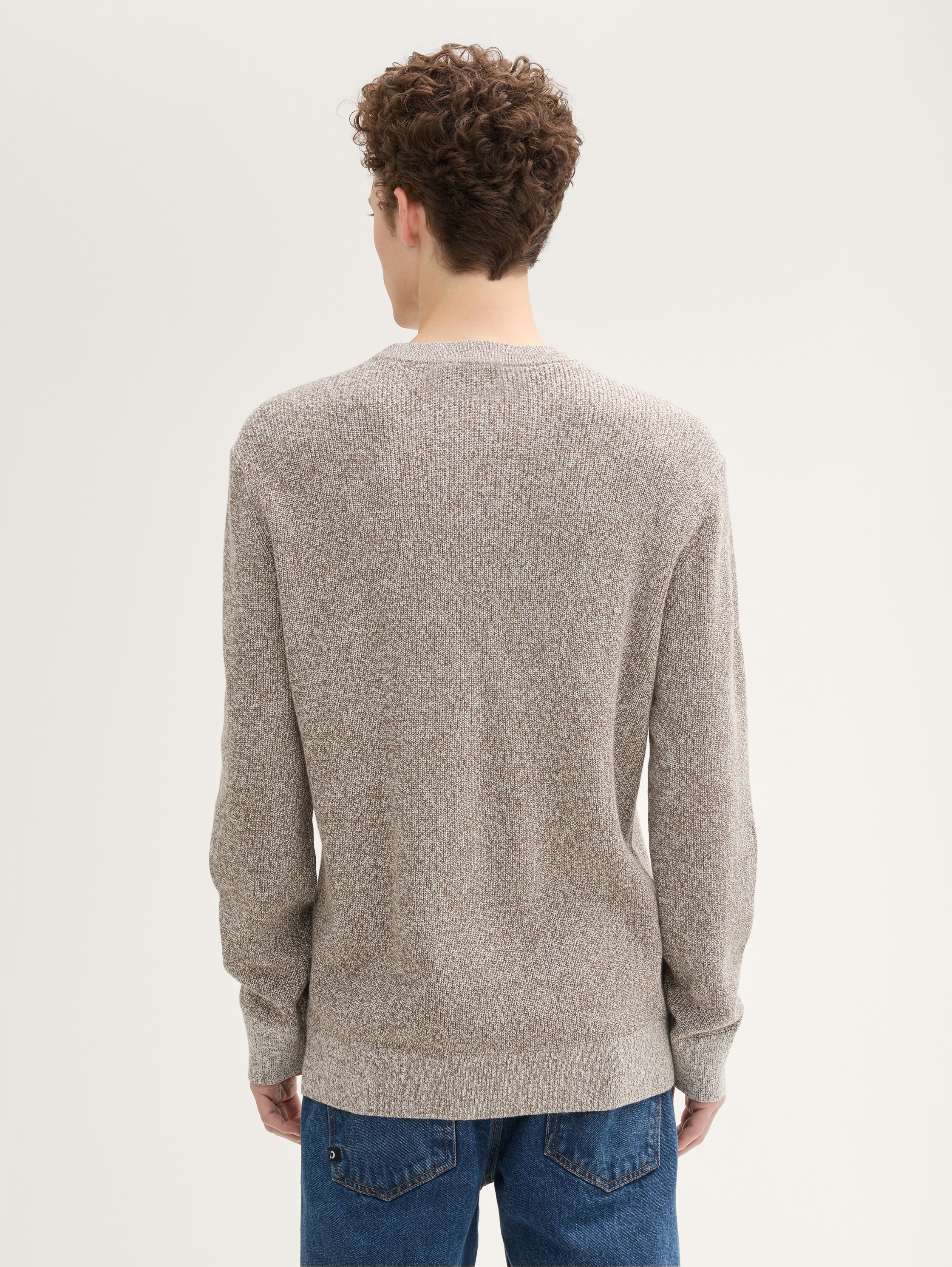 Strickpullover in Melange Optik - 2