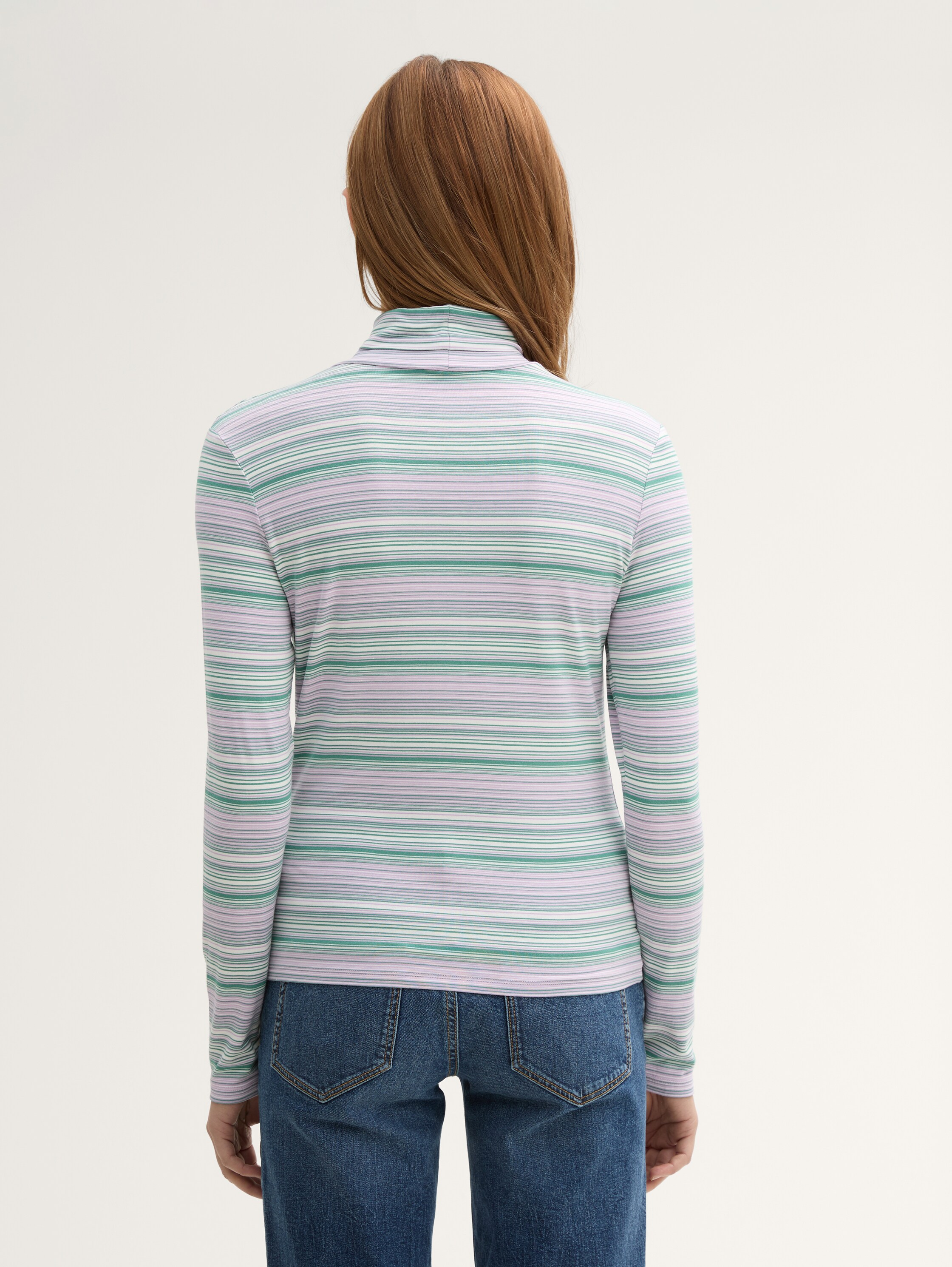 Rollkragen Shirt mit LENZING™ ECOVERO™ - 3