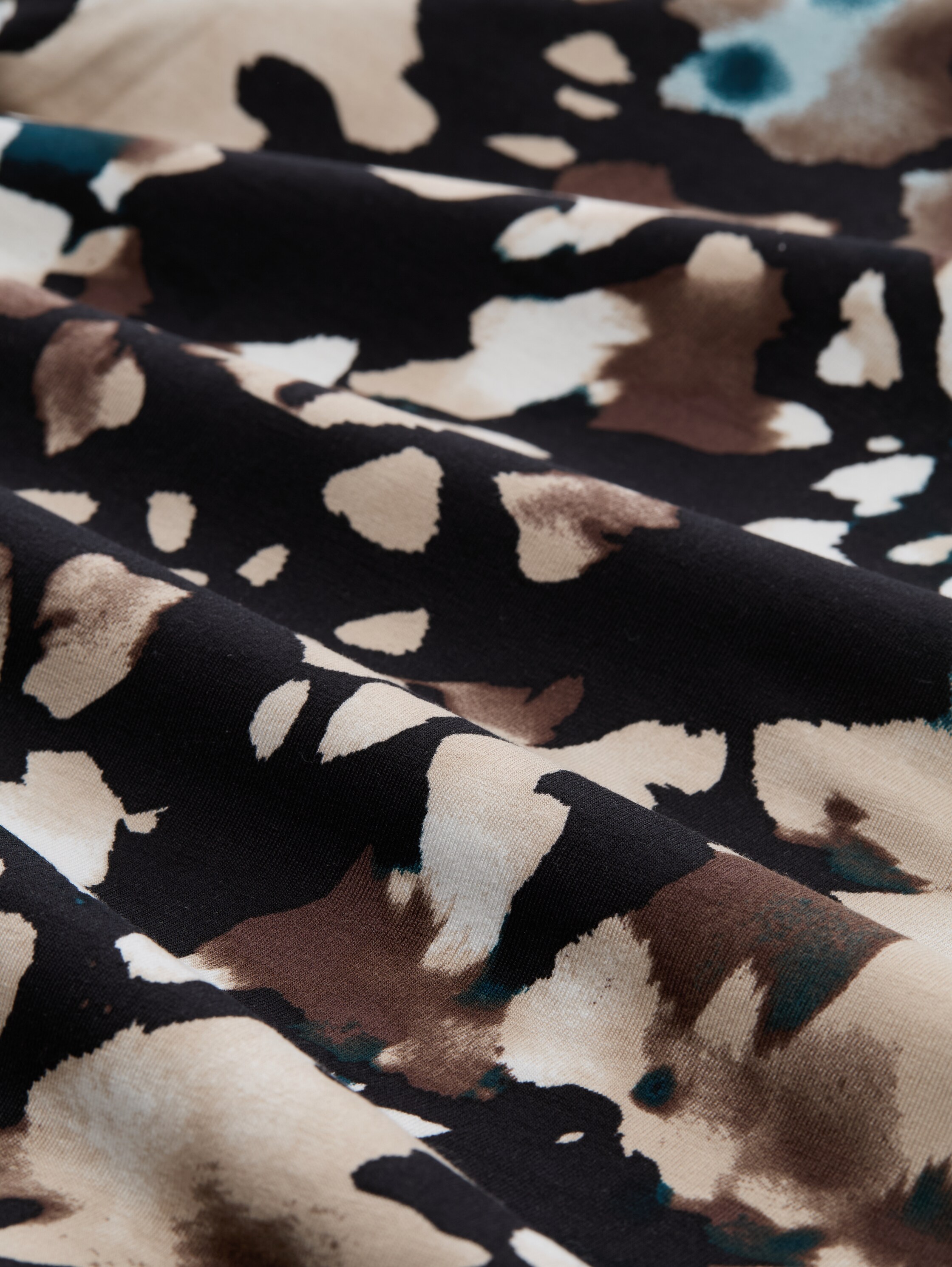 Basic Rollkragenshirt - abstract_print -