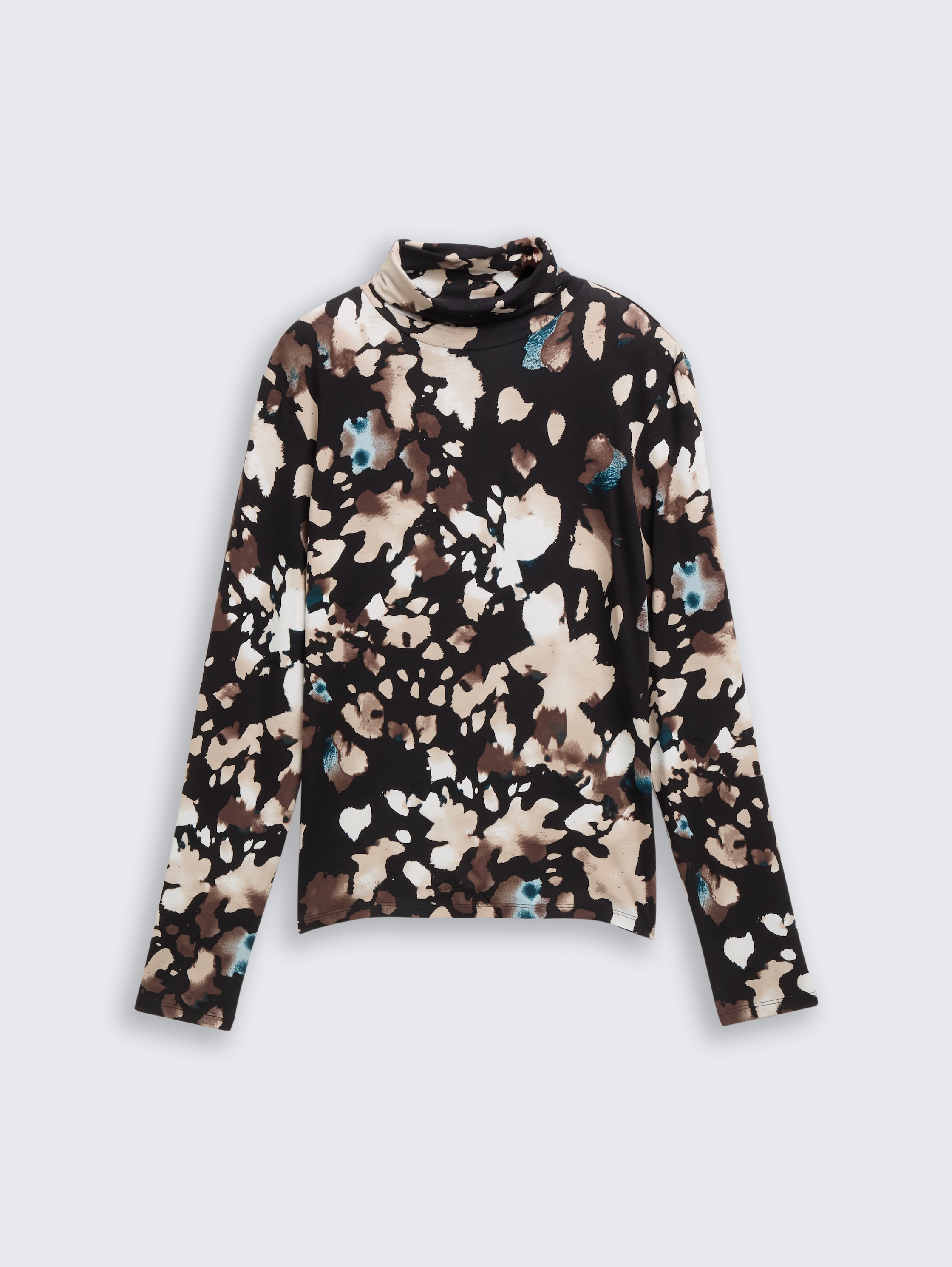 Basic Rollkragenshirt - abstract_print -