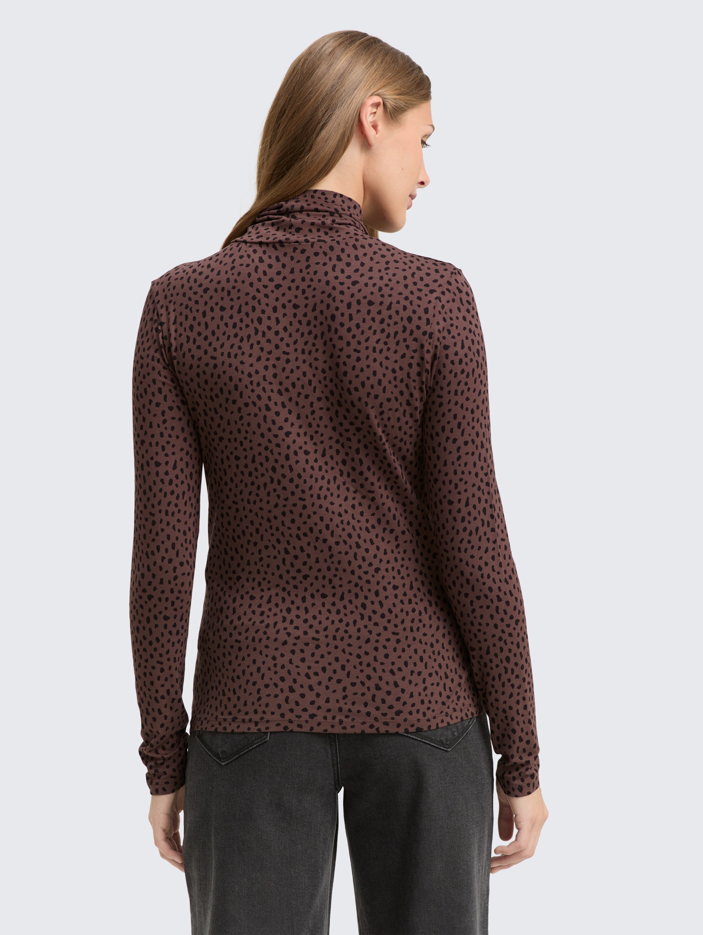 Basic coltrui - brown_black_dotted_print - 