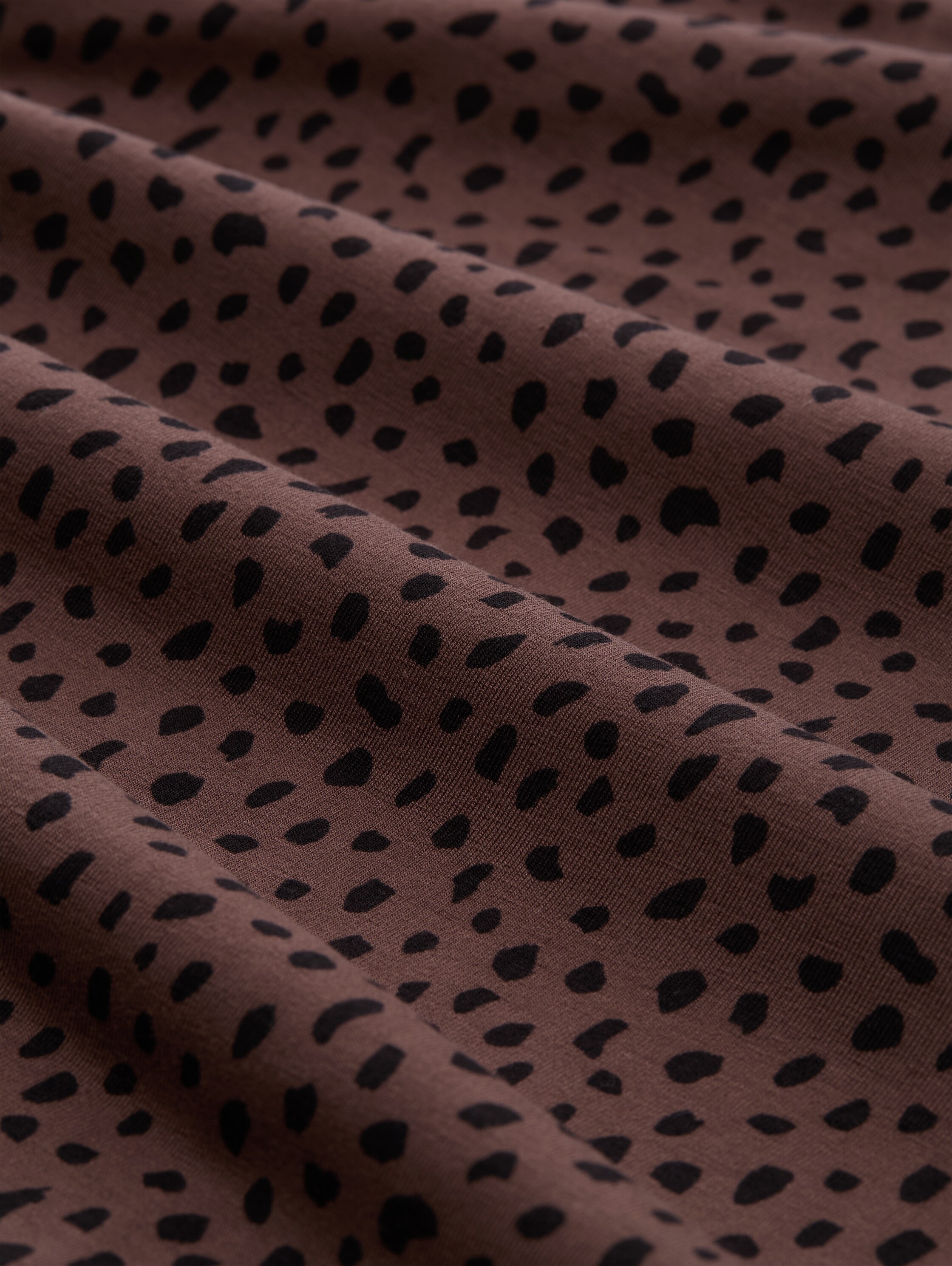 Basic coltrui - brown_black_dotted_print - 