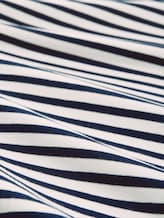 Shirt met lange mouwen en streeppatroon - navy white stripe - Materiaalweergave