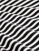 Shirt met lange mouwen en streeppatroon - black white stripe - Materiaalweergave