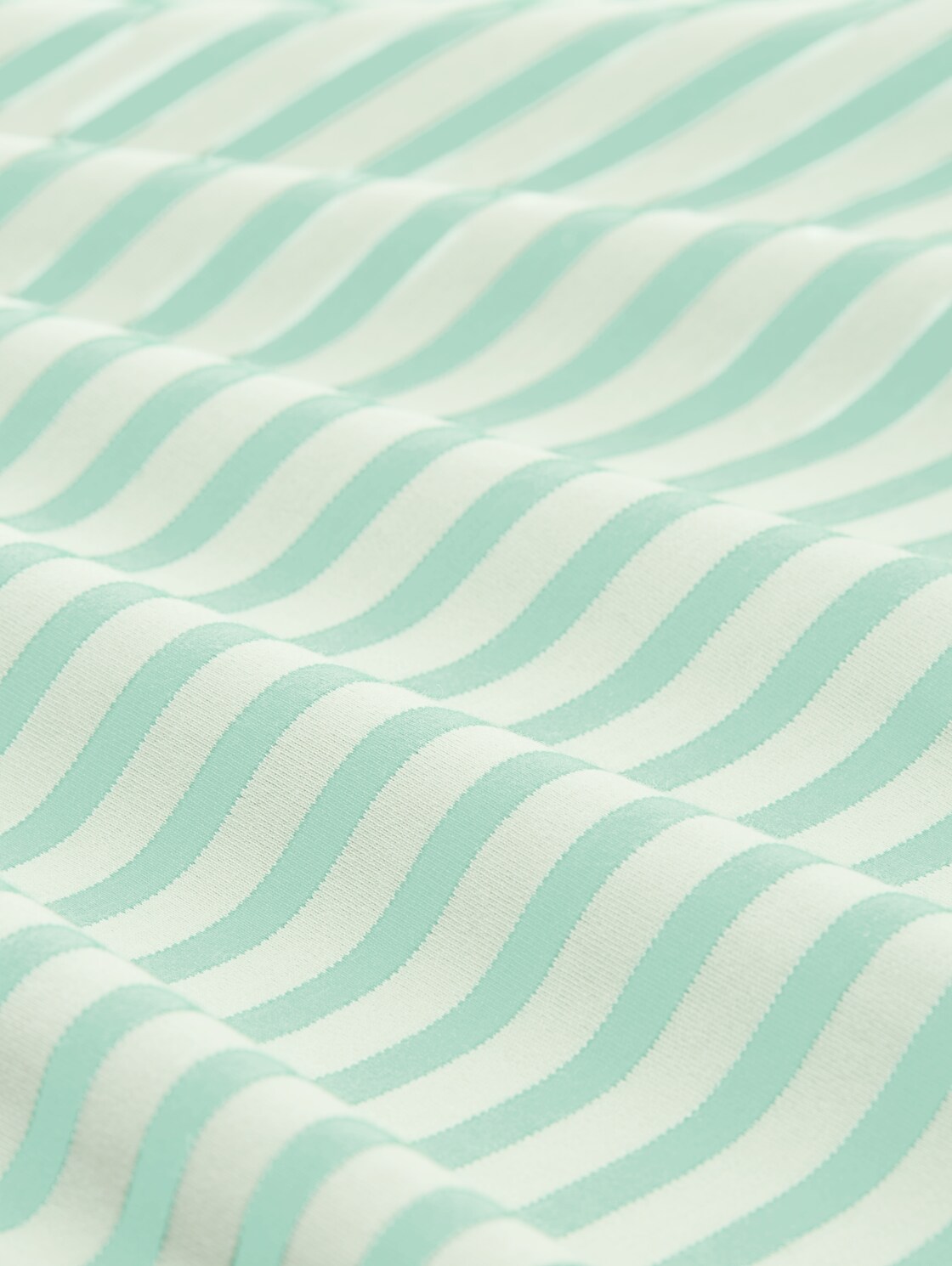 Langarmshirt mit Streifenmuster - tonal matcha green stripe - Material-Ansicht