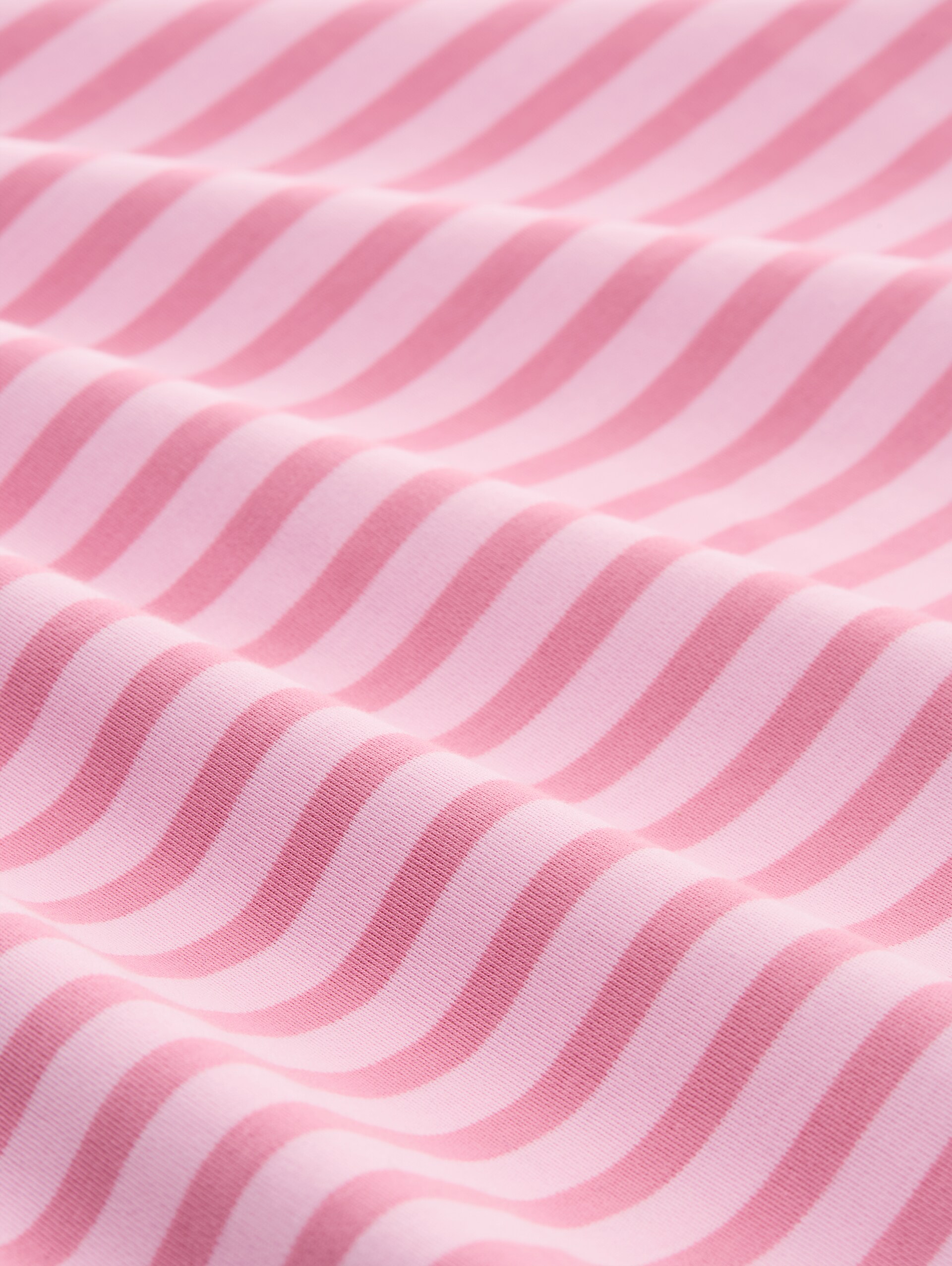 Long-sleeved shirt with striped pattern - tonal blush rose stripe - Material view