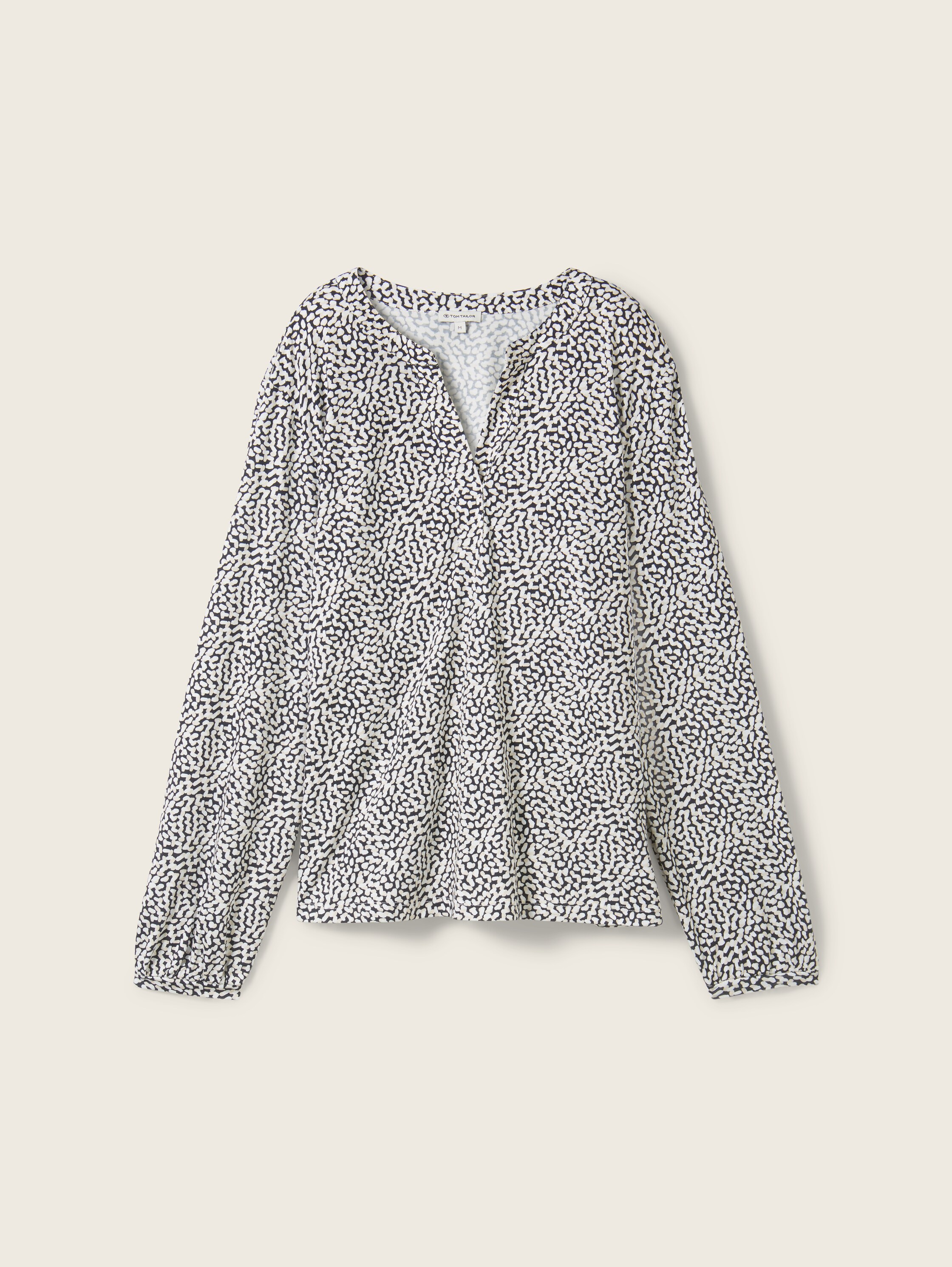 Gemusterte Bluse mit TENCEL™ Modal - 4