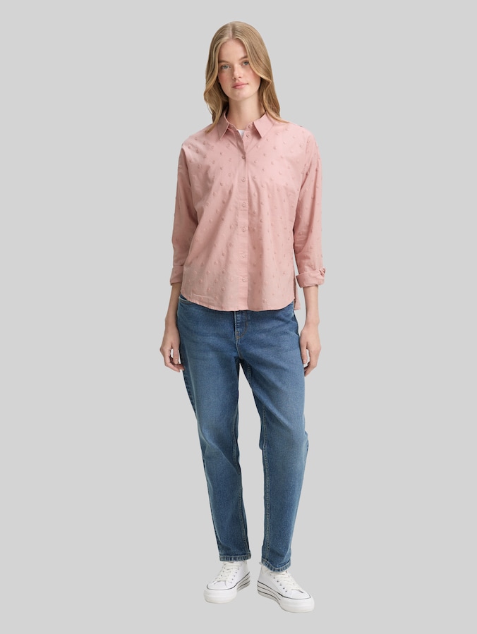 Chemisier à motif à pois par Denim Female, Antique Rose