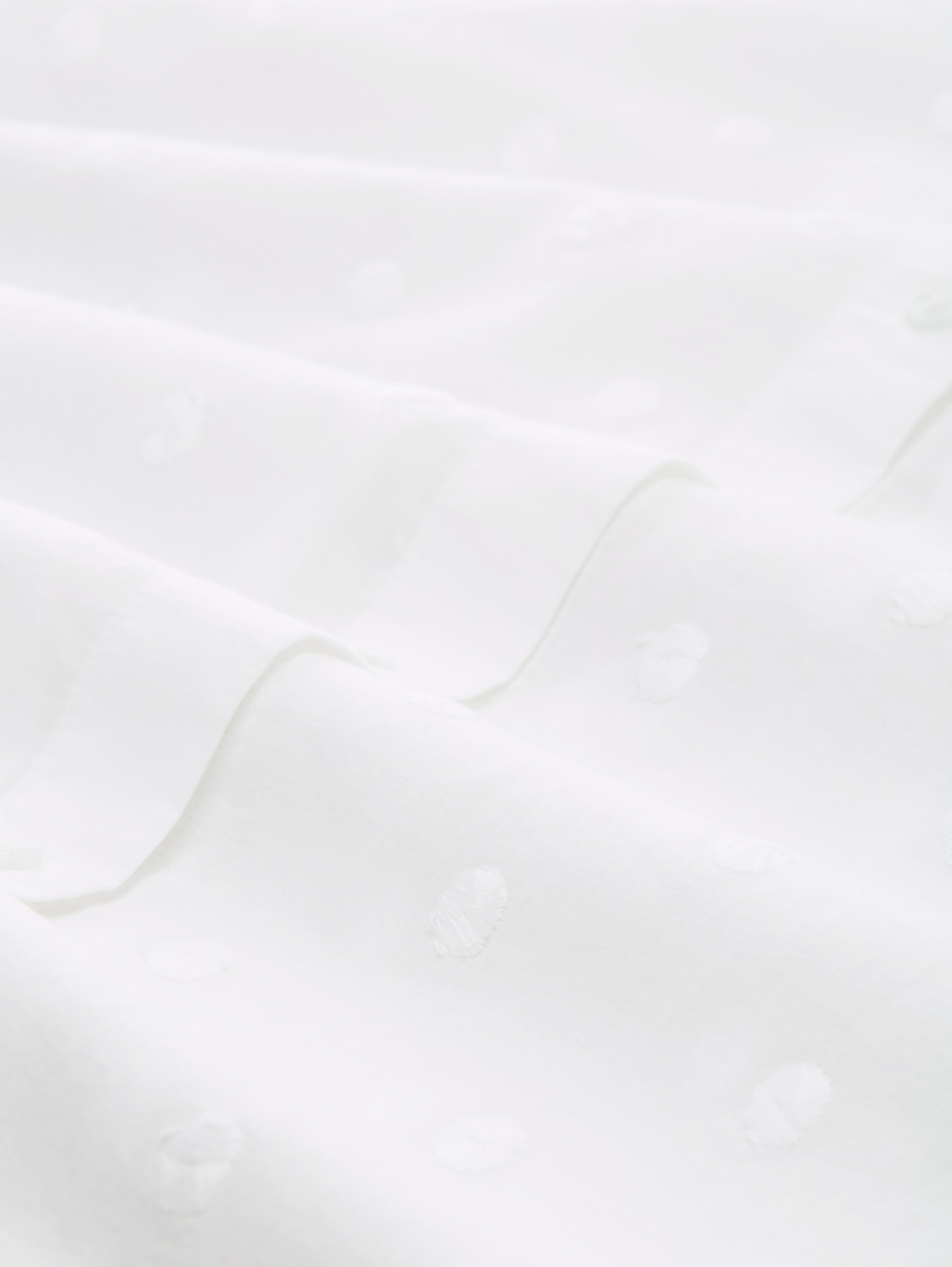 Shirt blouse with polka dot pattern - White - Material view