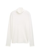 Nicht ausgewählt, Langarmshirt mit Rollkragen von , weiß