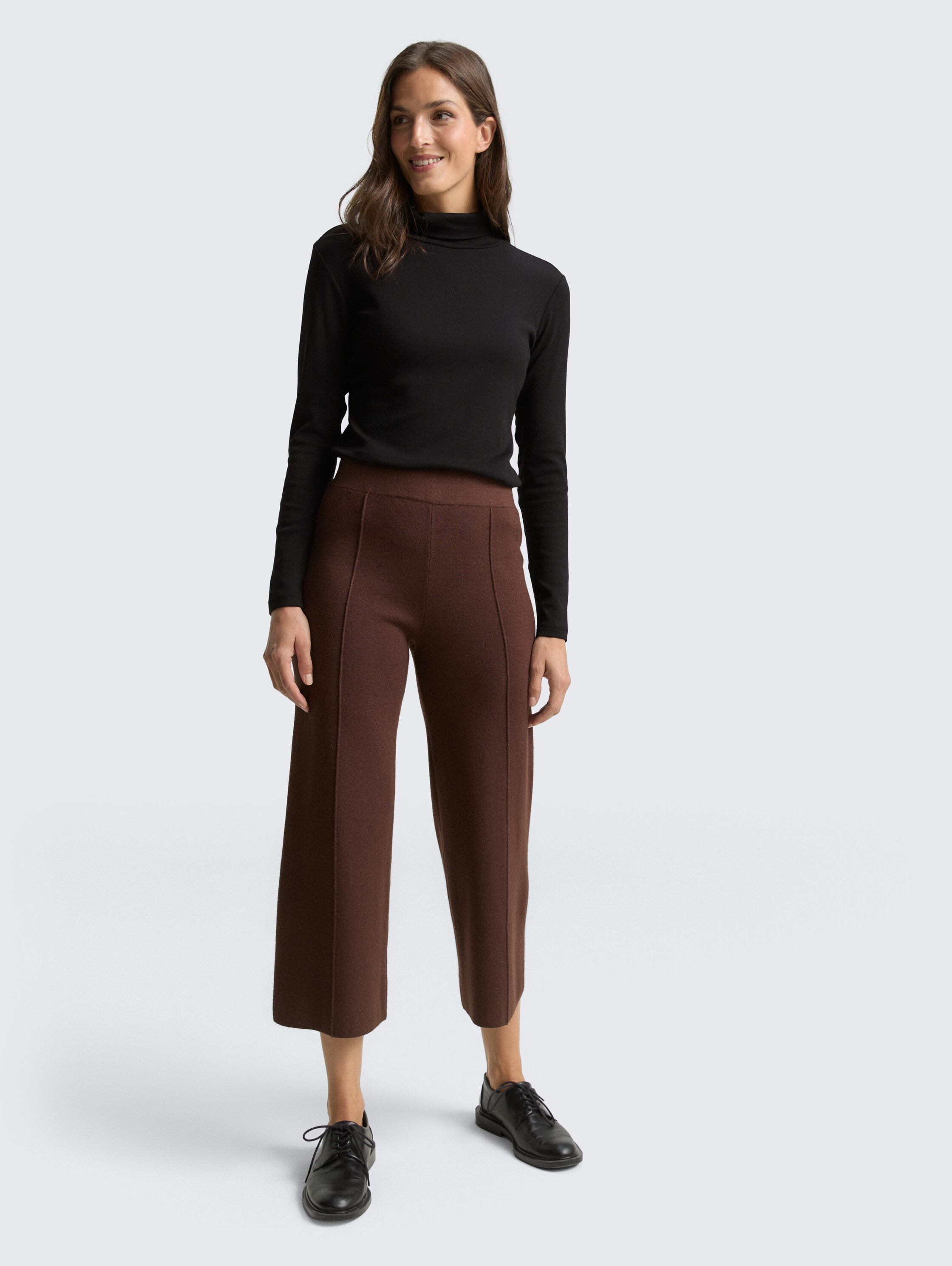 Langarmshirt mit Rollkragen - deep_black_1 - 