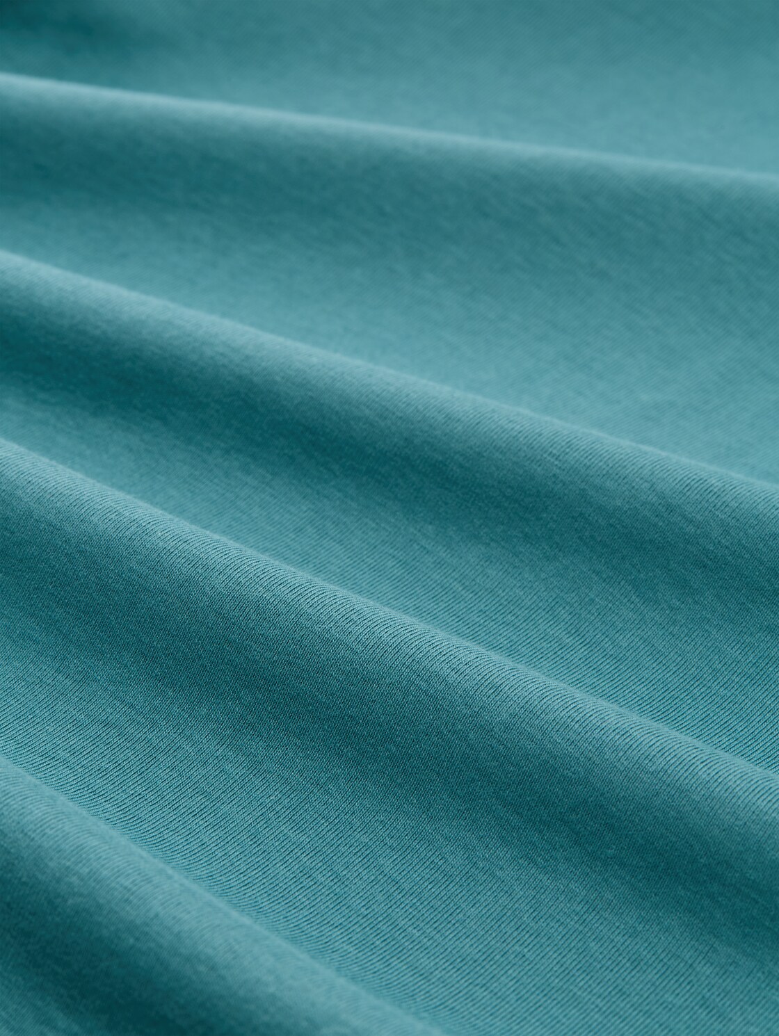 Langarmshirt mit Rollkragen - tropical teal - Material-Ansicht