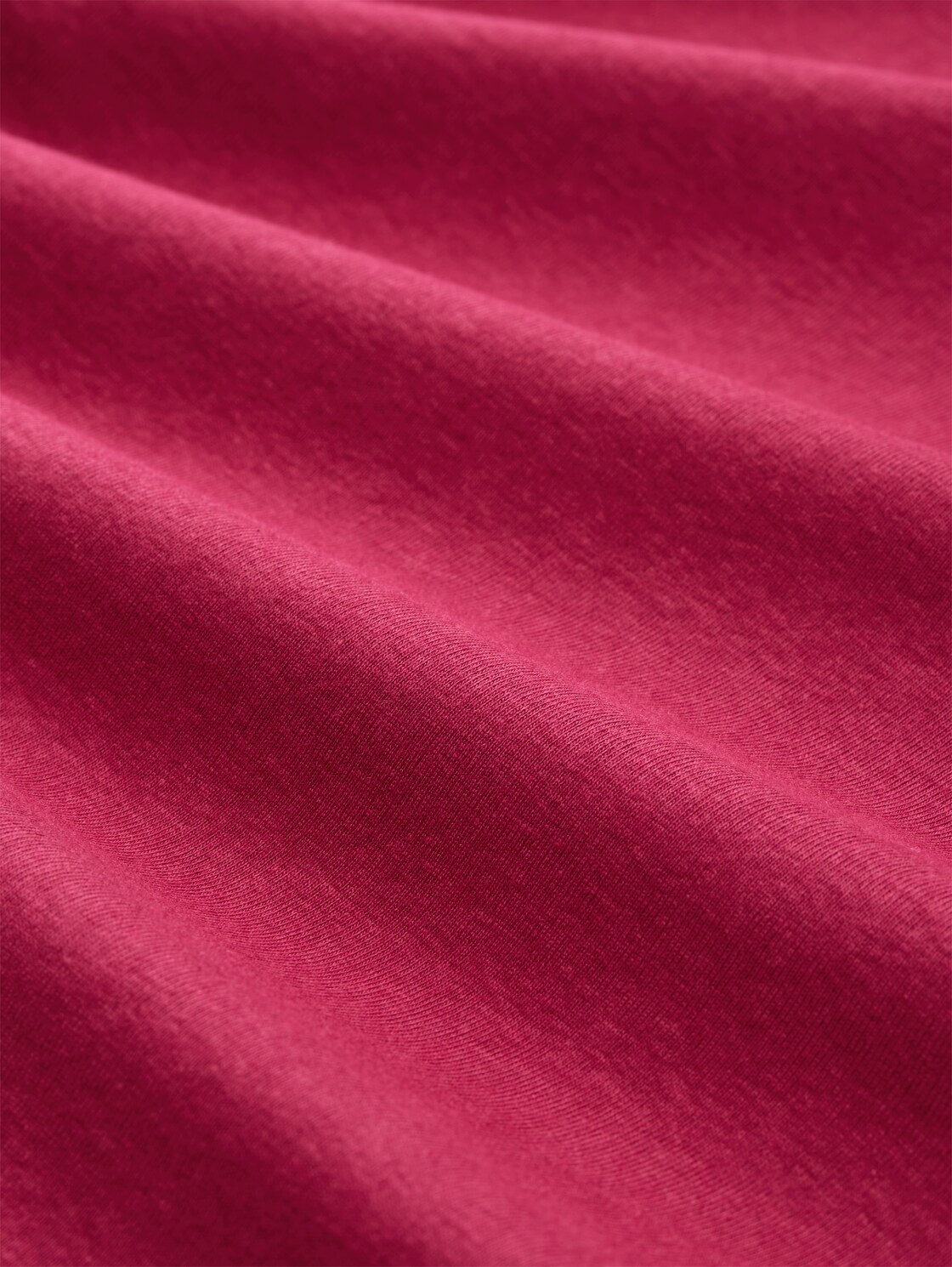 Langarmshirt mit Rollkragen - dark pink - Material-Ansicht