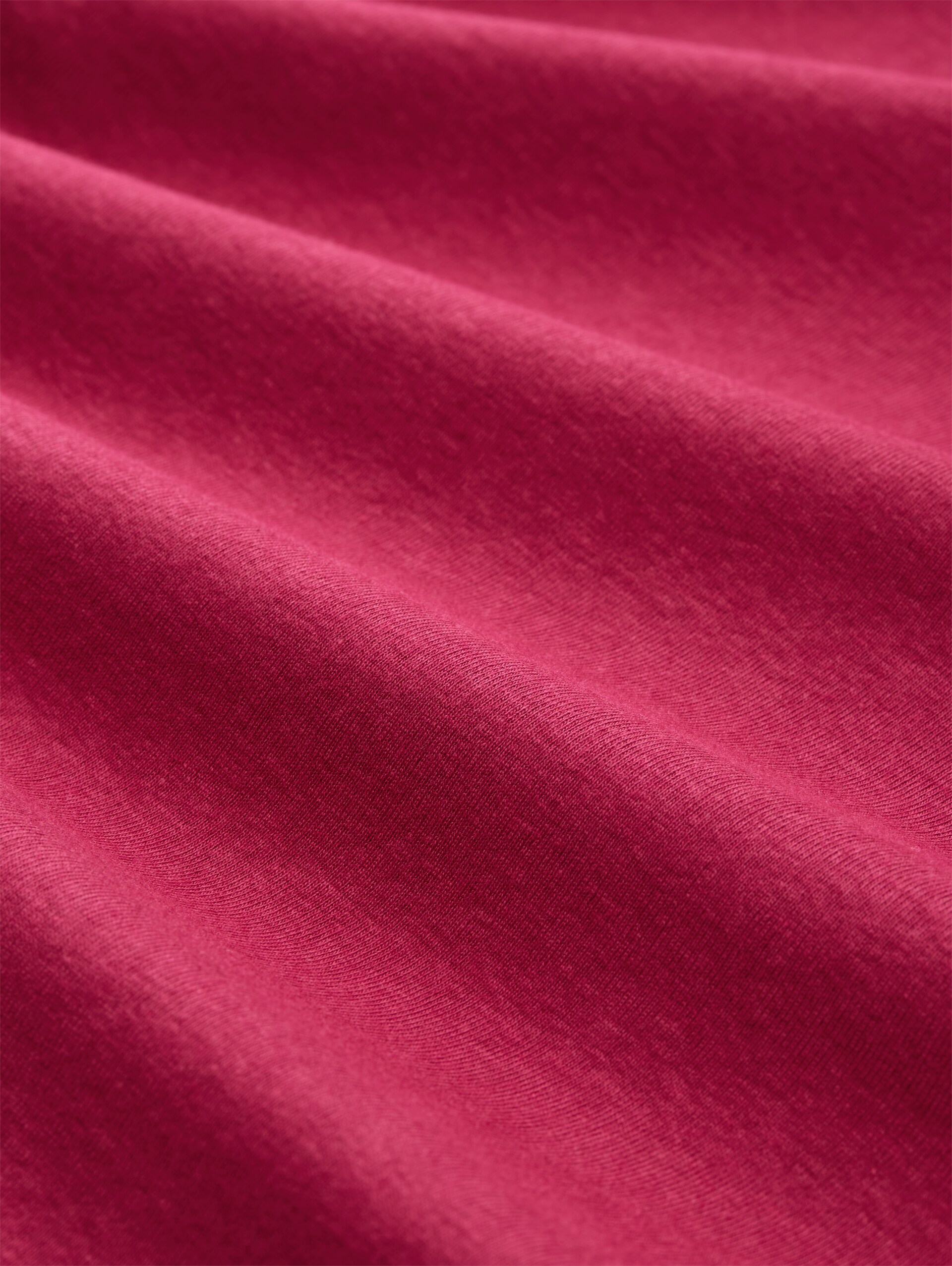 Shirt met lange mouwen en rolkraag - dark pink - Materiaalweergave