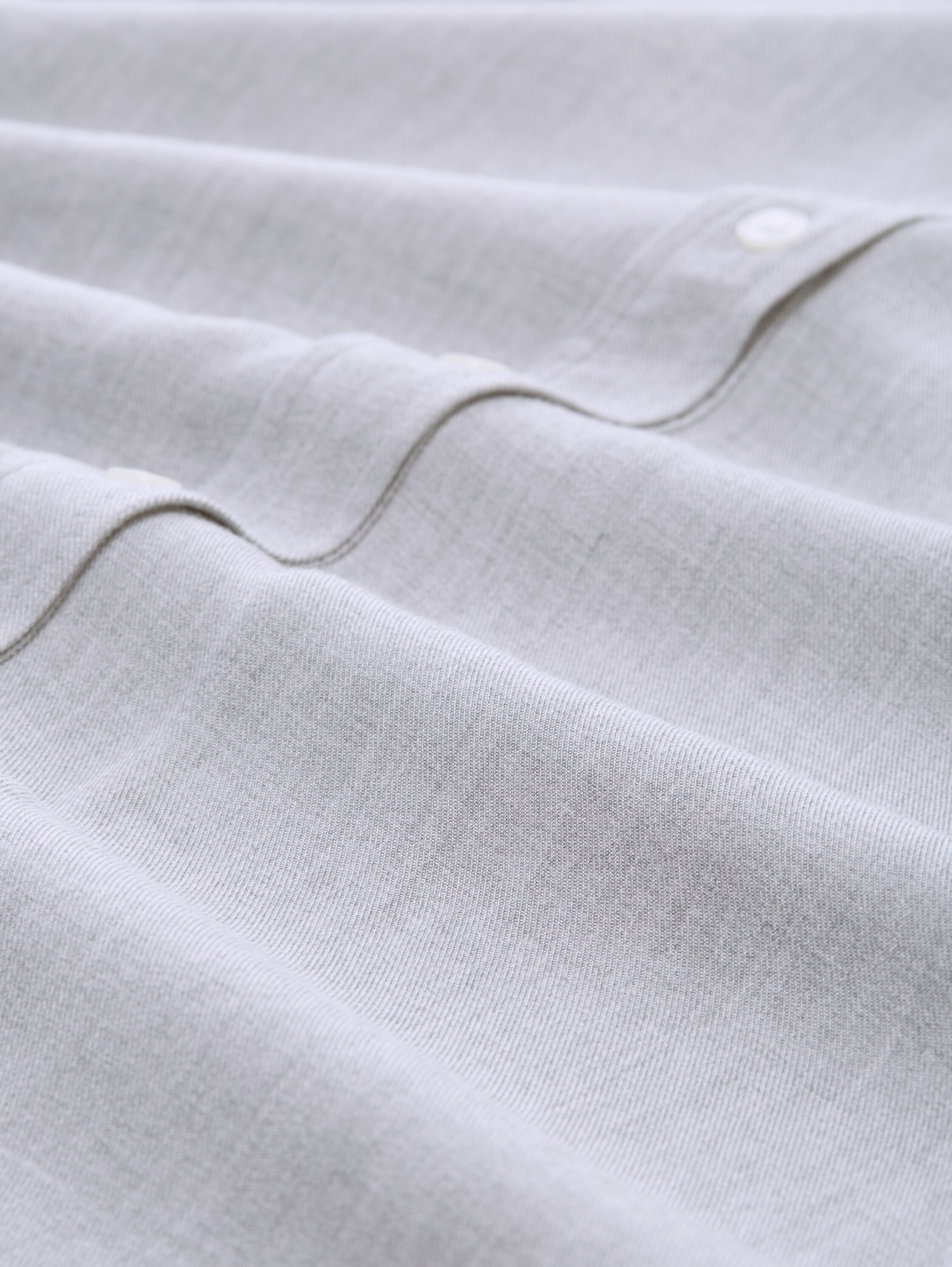 Oversize Hemdbluse aus Viskose - cement_grey_mlange - 