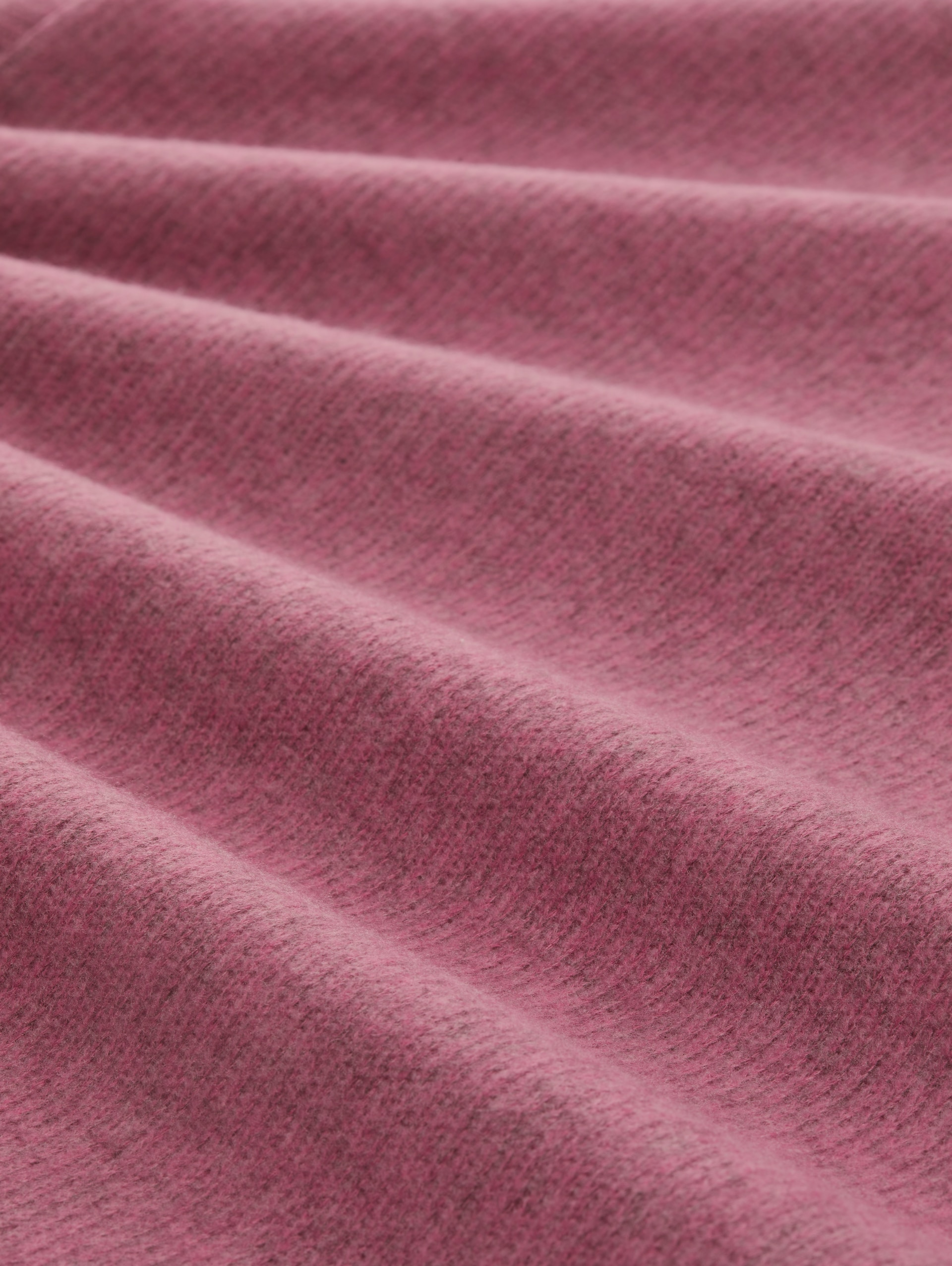 Soft-Touch Sweatshirt mit Knopf-Details - pink velvet melange - Material-Ansicht