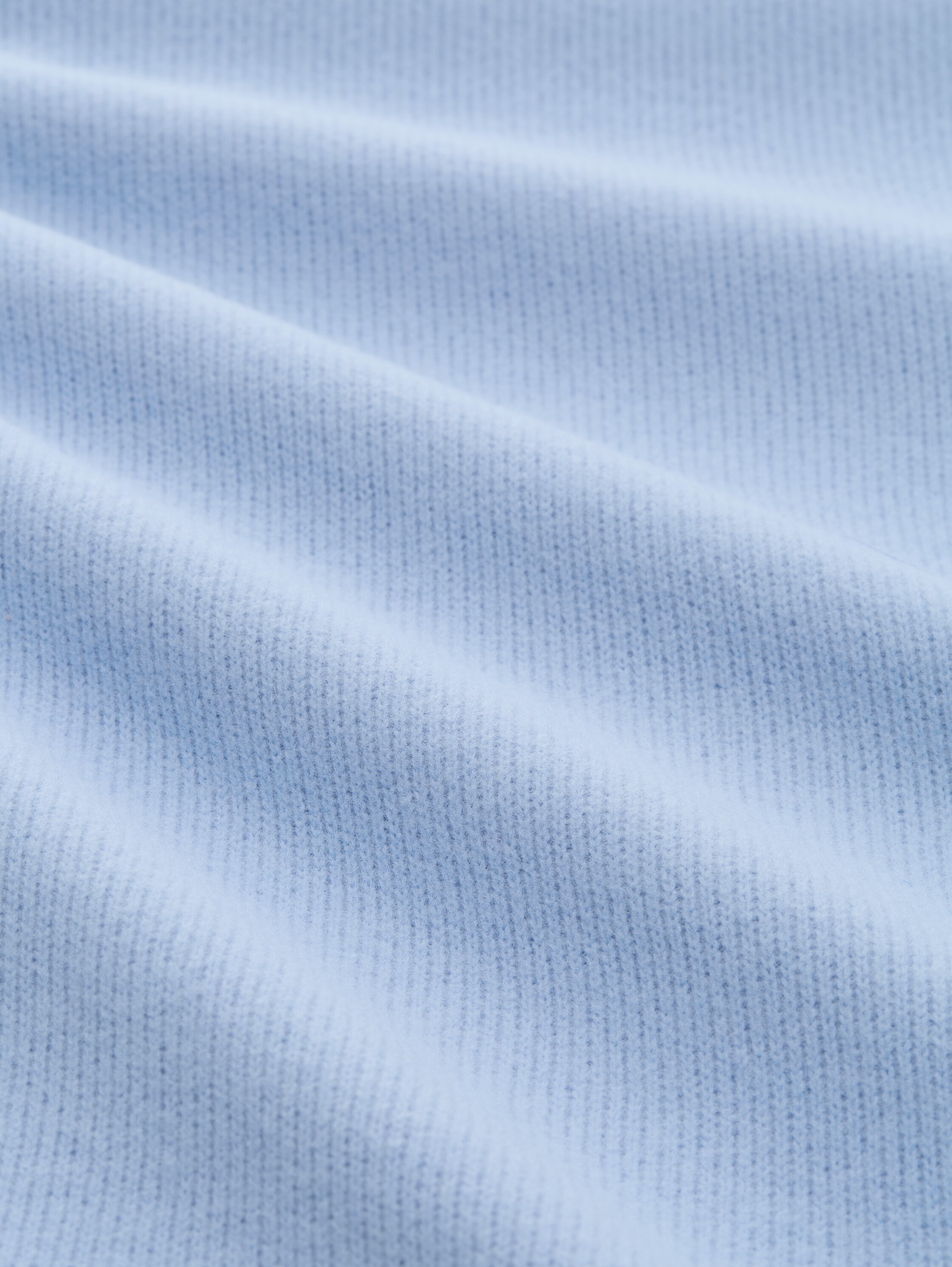 Soft-touch sweatshirt met knoopdetails - mid_blue_melange - 