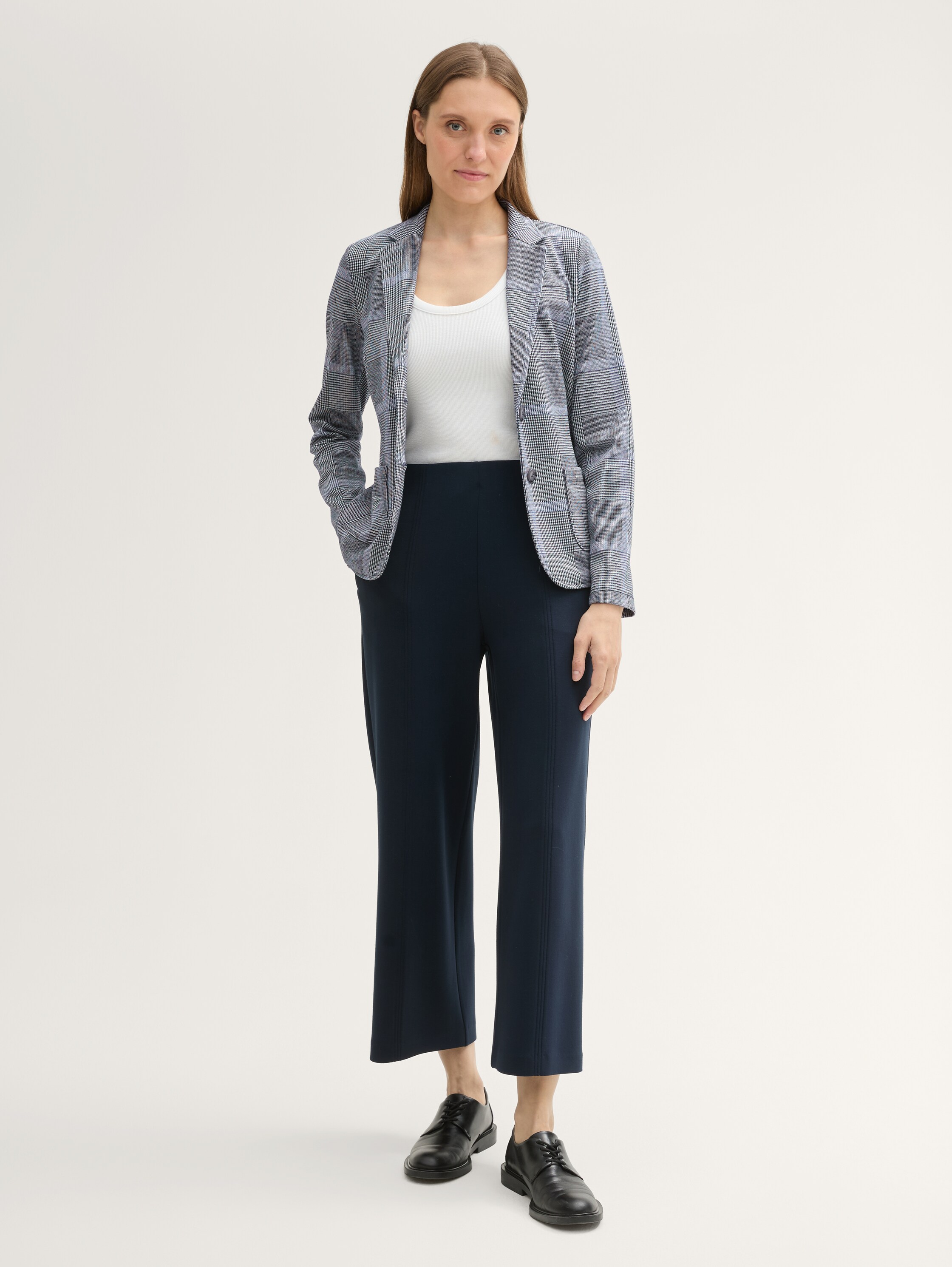 Regular Fit Blazer im Karomuster - navy_blue_check - 