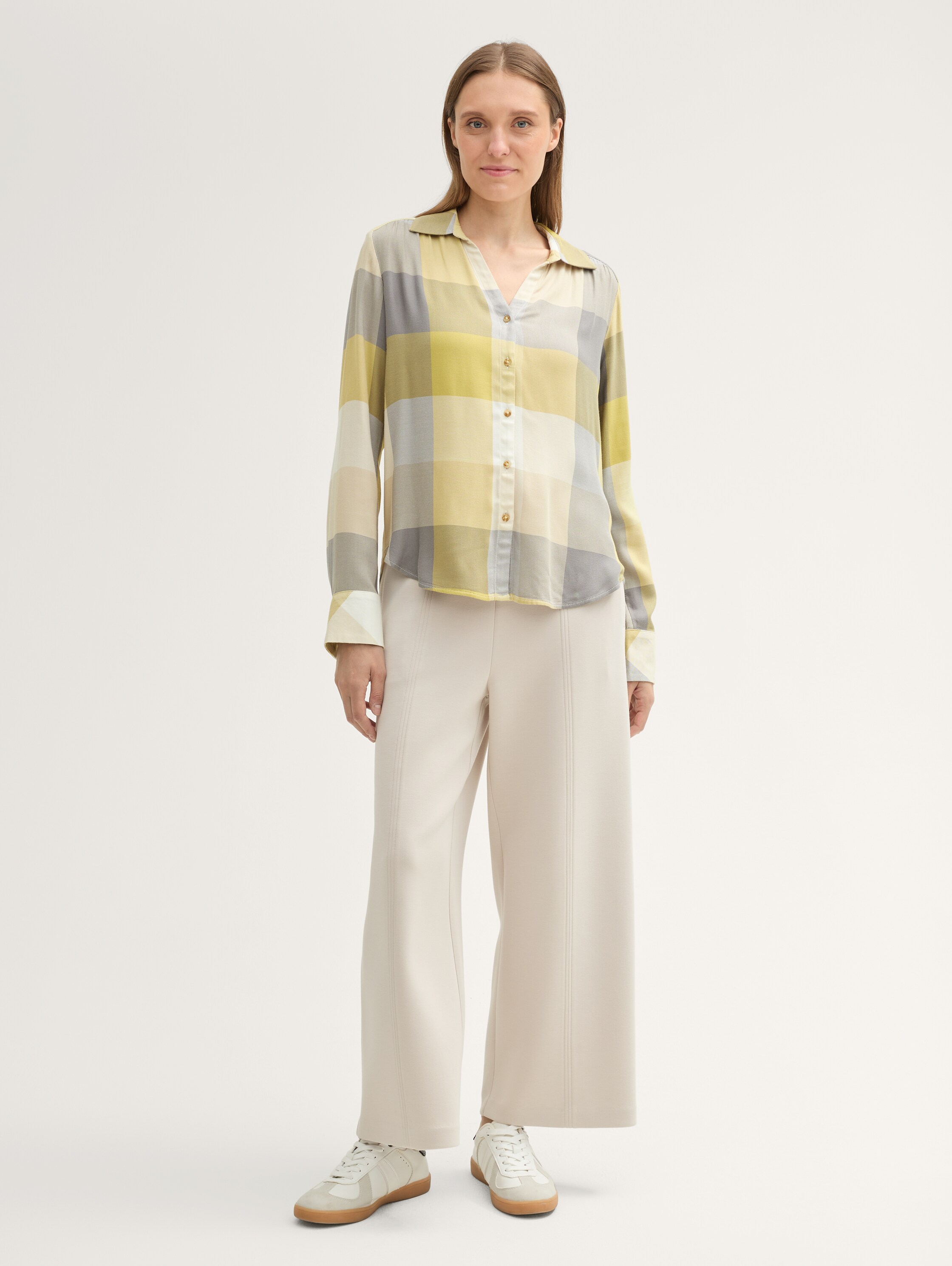 Karierte Bluse - 1