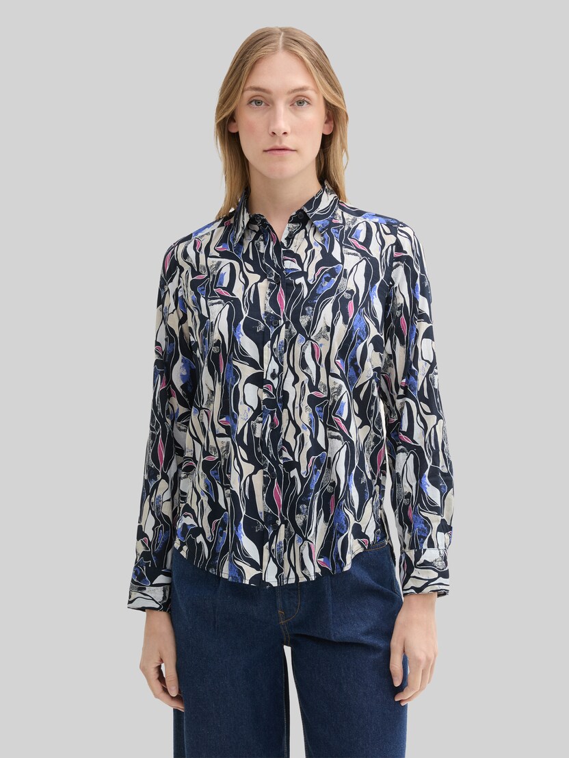 Bluse mit Muster von Women, organic shapes design