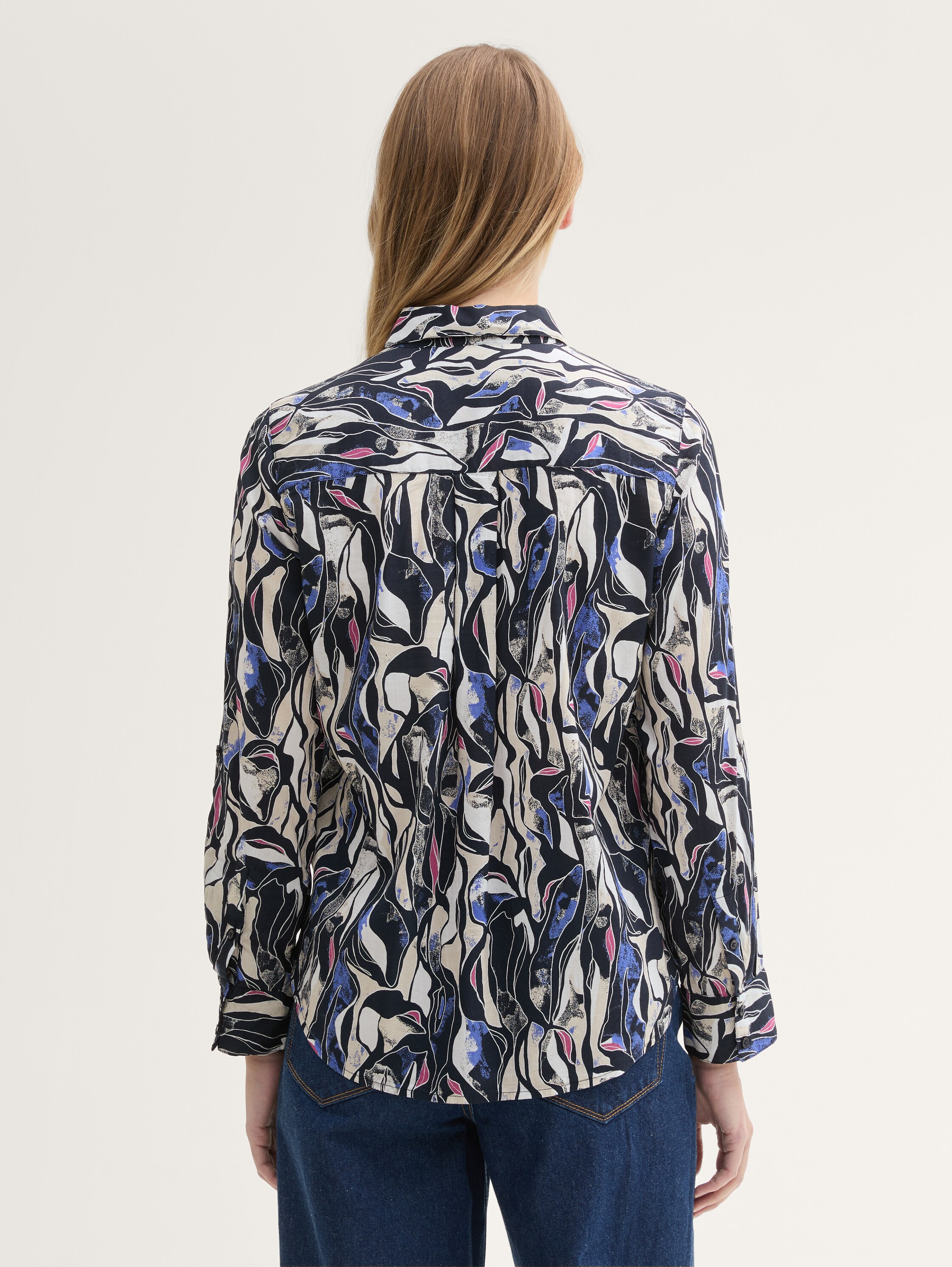 Bluse mit Muster - organic_shapes_design - 