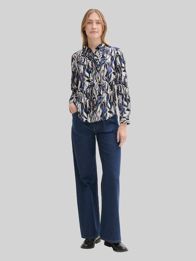 Bluse mit Muster von Women, organic shapes design