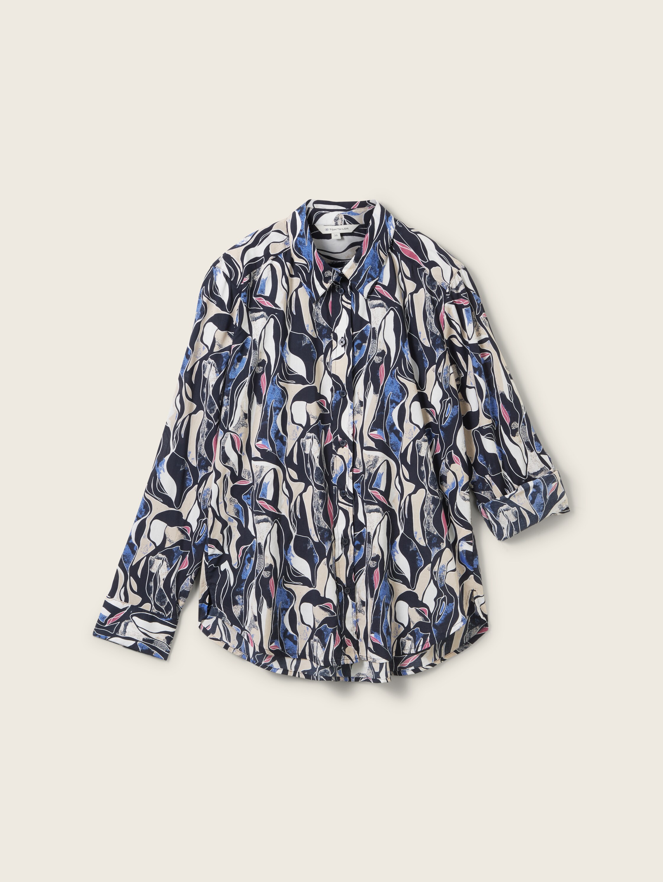 Bluse mit Muster - organic_shapes_design - 