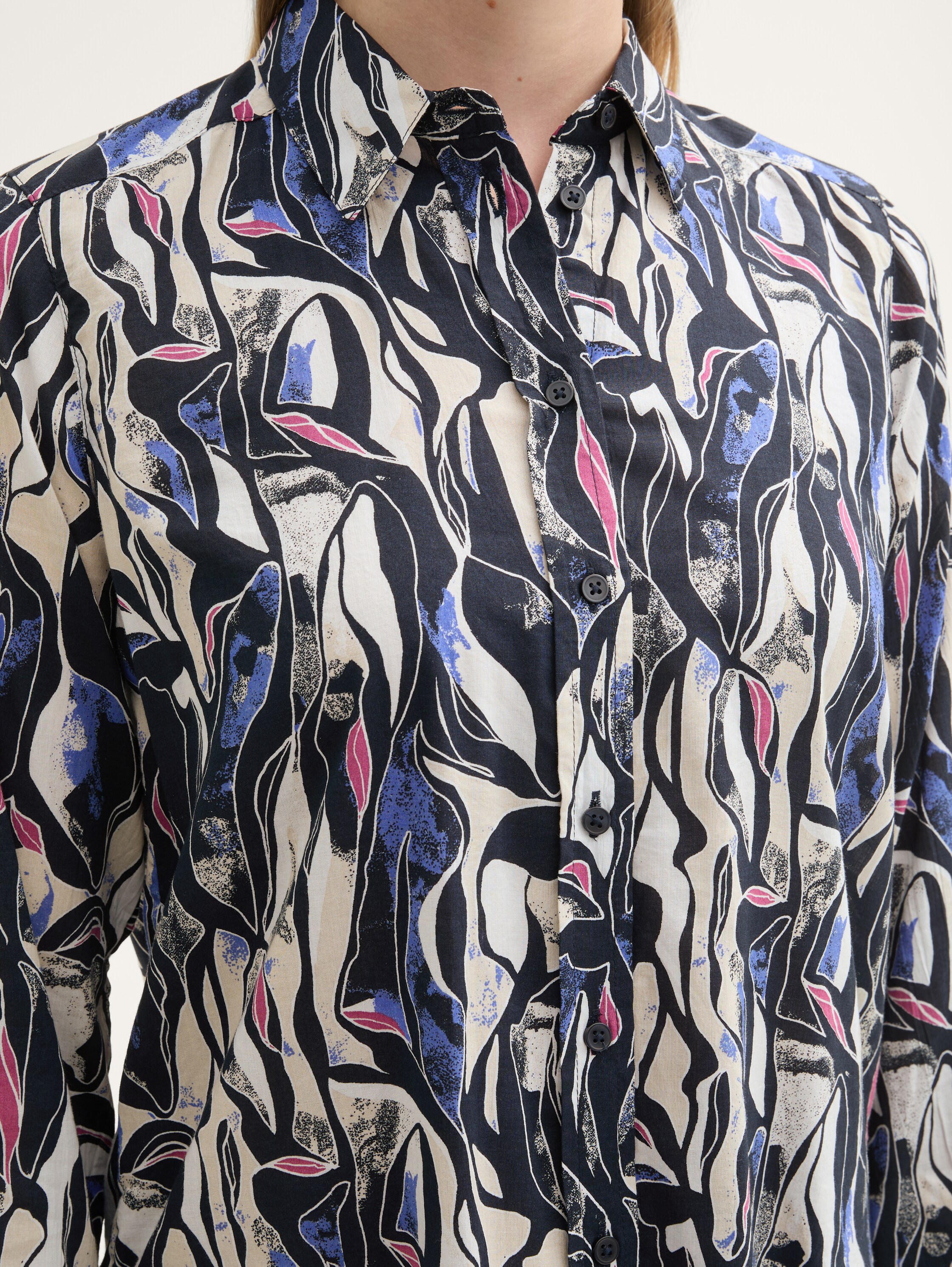 Bluse mit Muster - organic_shapes_design - 